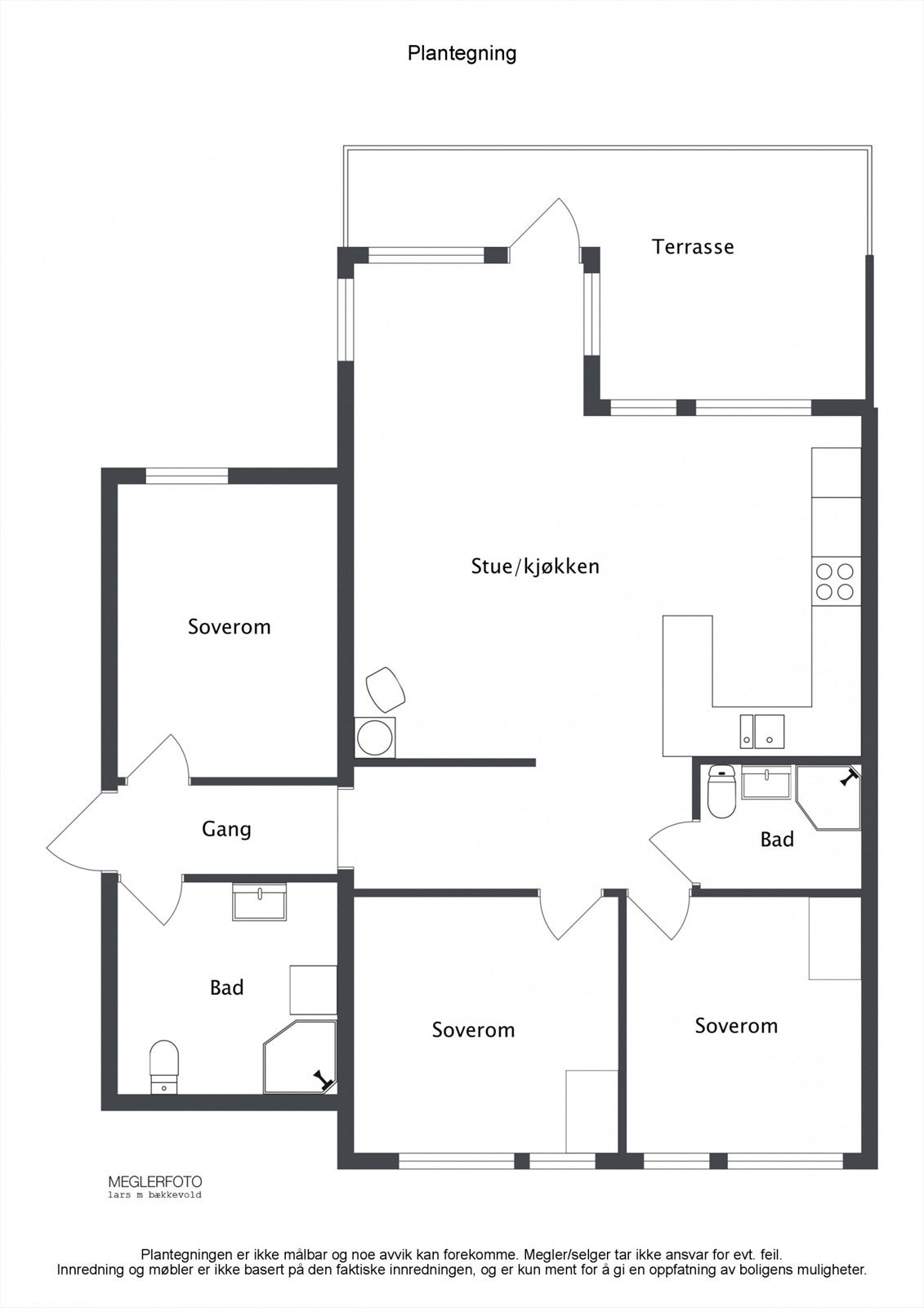 Plantegning Galleribilde