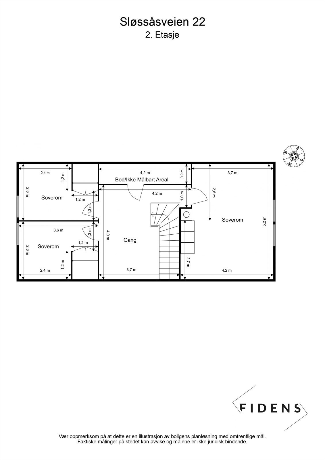 planskisse 2. etasje Galleribilde