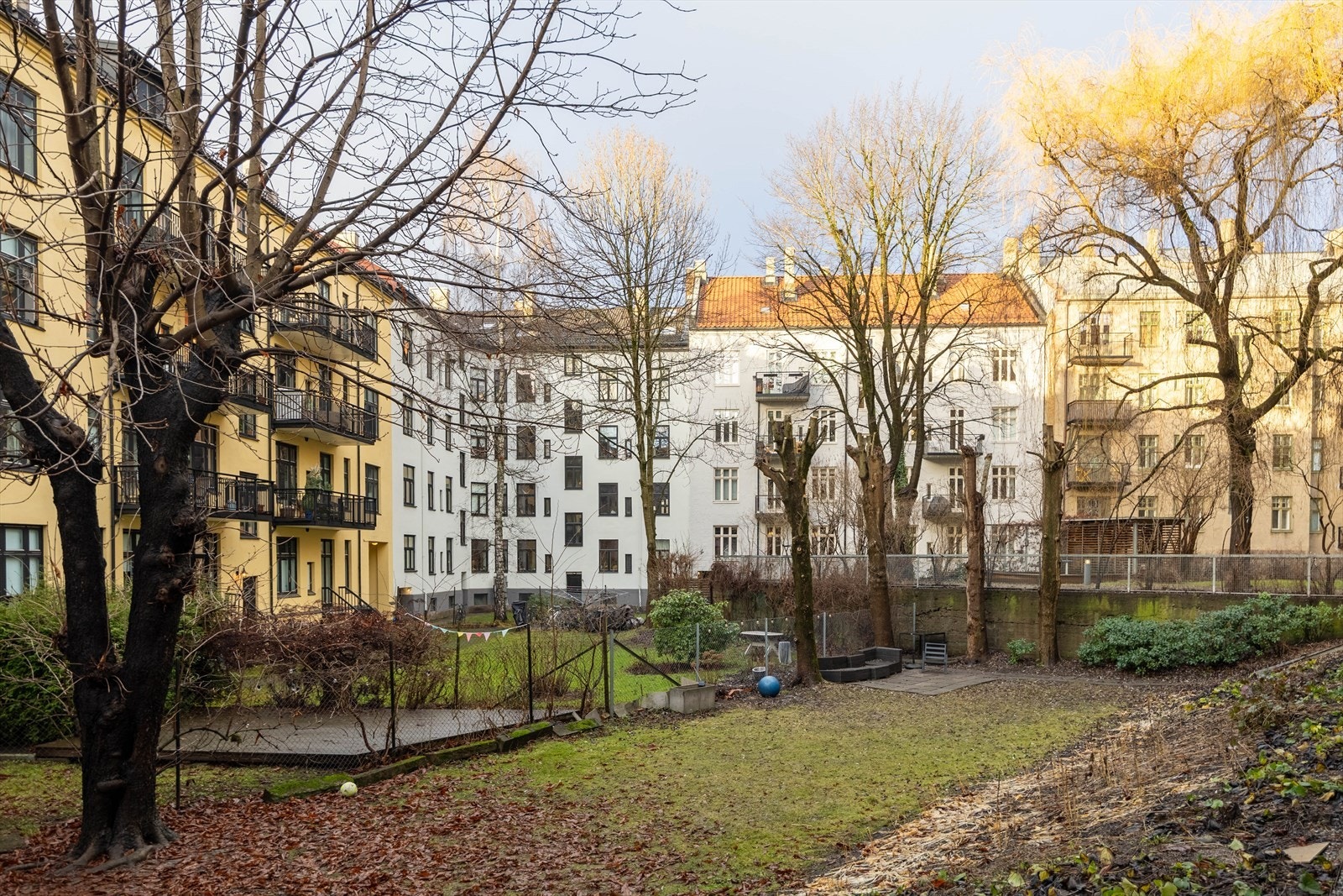 Bakgård Galleribilde