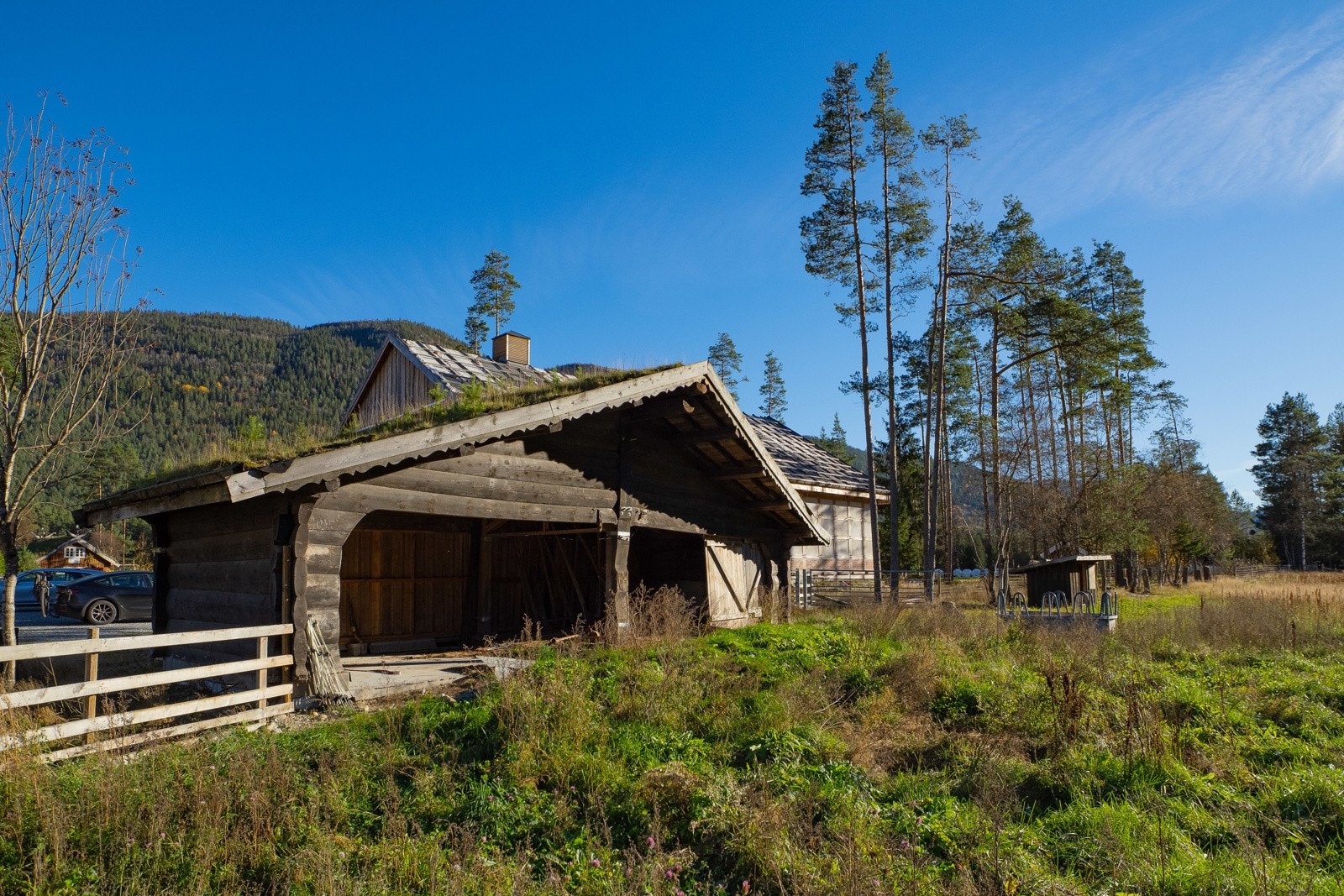 Stall - fra OL i Lillehammer 1994, Valle kommune brukte denne som stand Galleribilde
