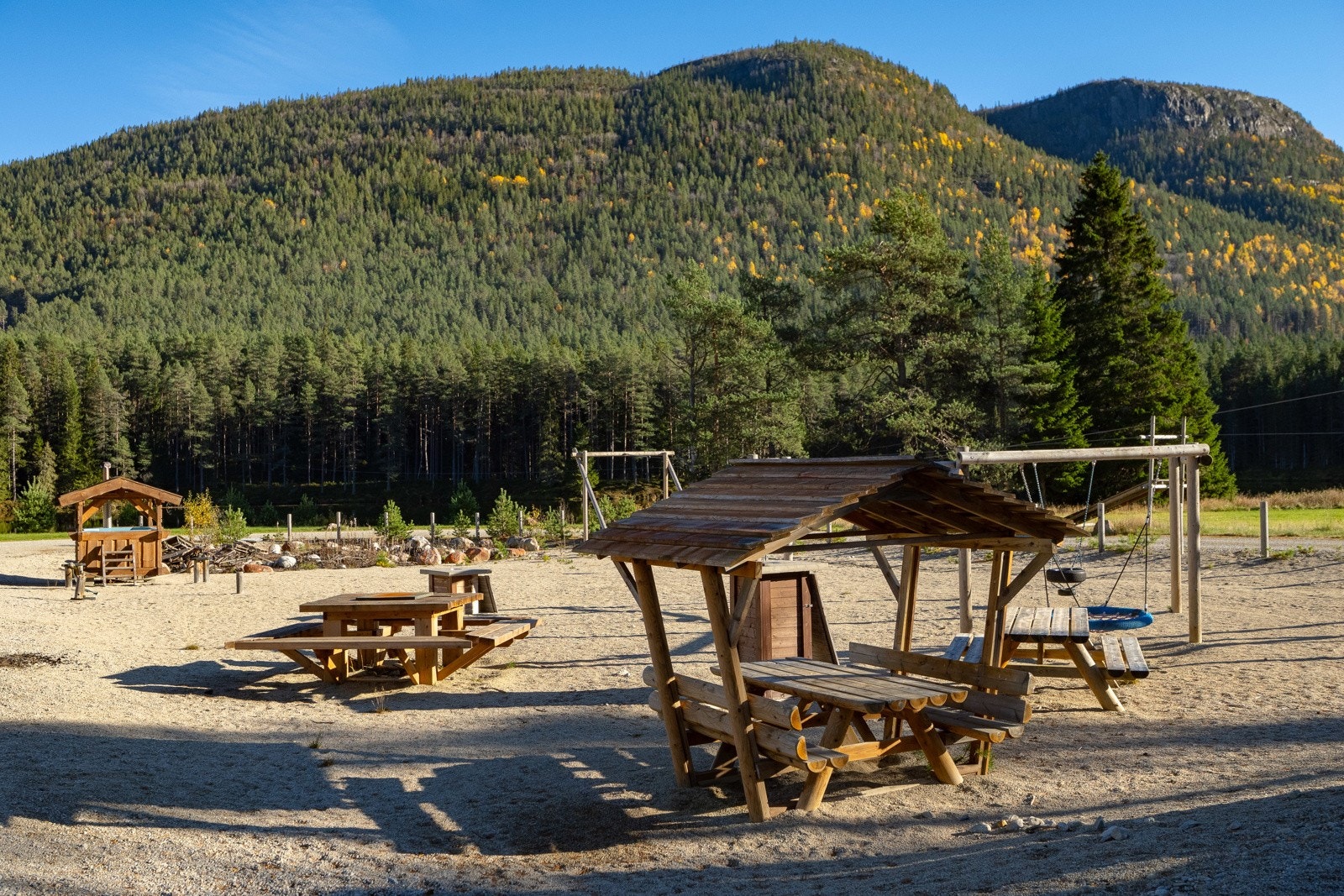 Lekeplass på campingområde Galleribilde