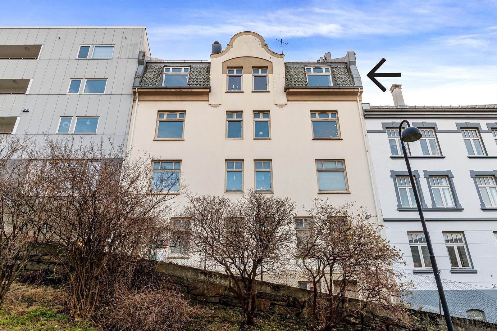 Fasade - leiligheten ligger i 4 etasje Galleribilde