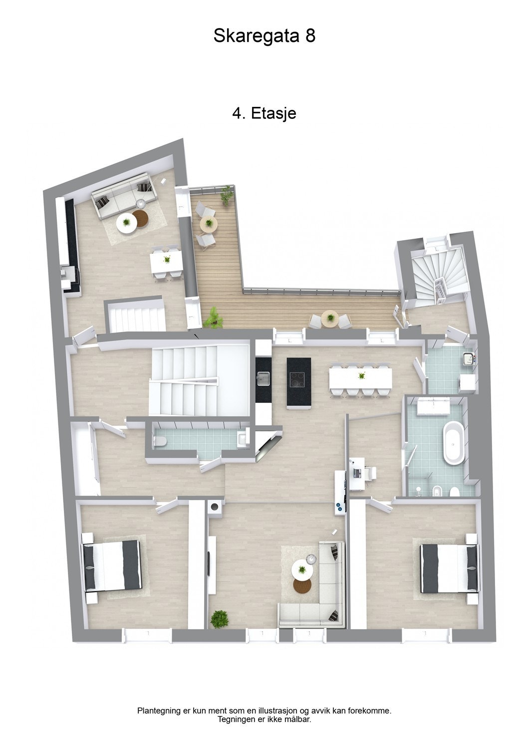 Plantegning Galleribilde