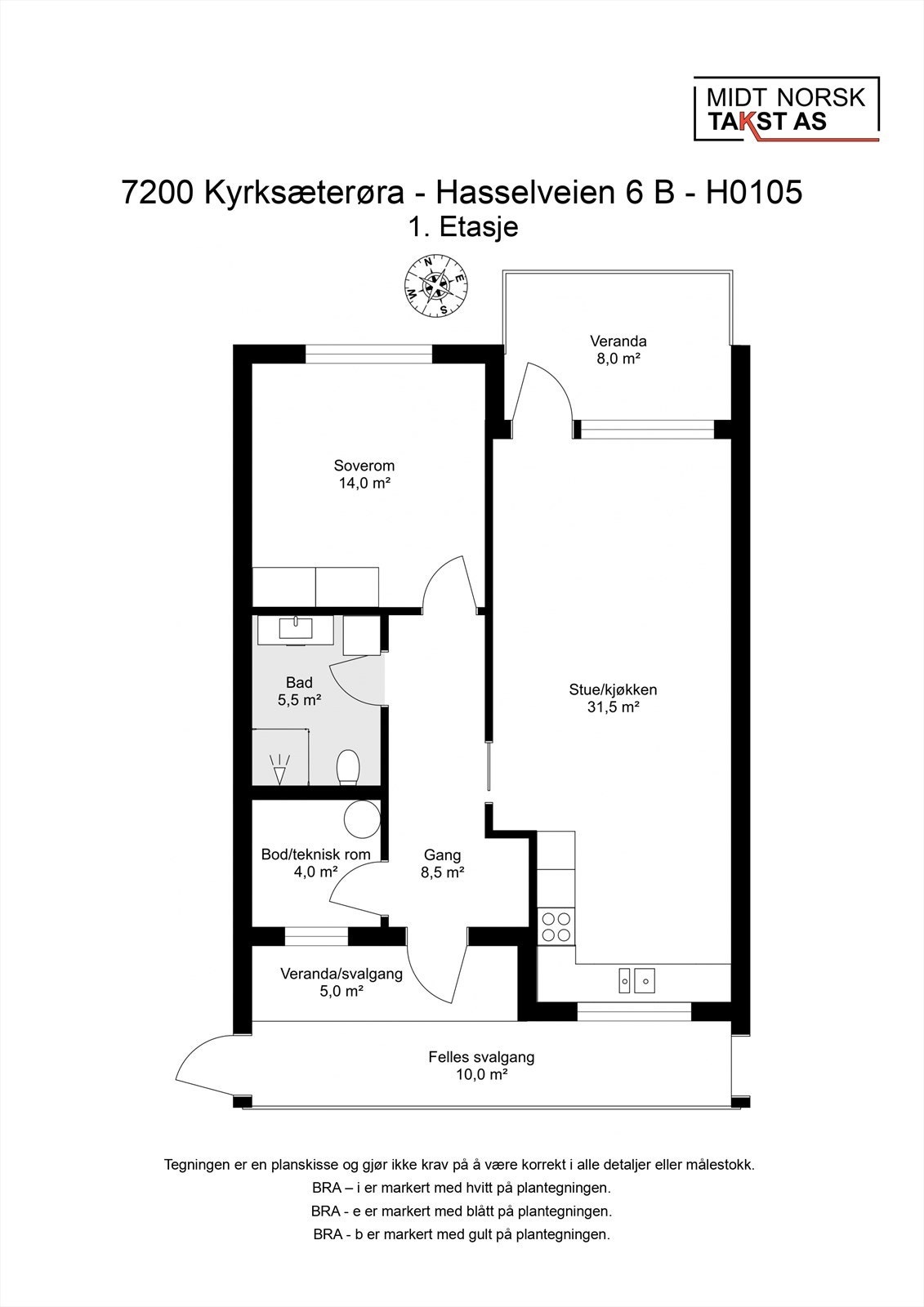 Plantegning Galleribilde