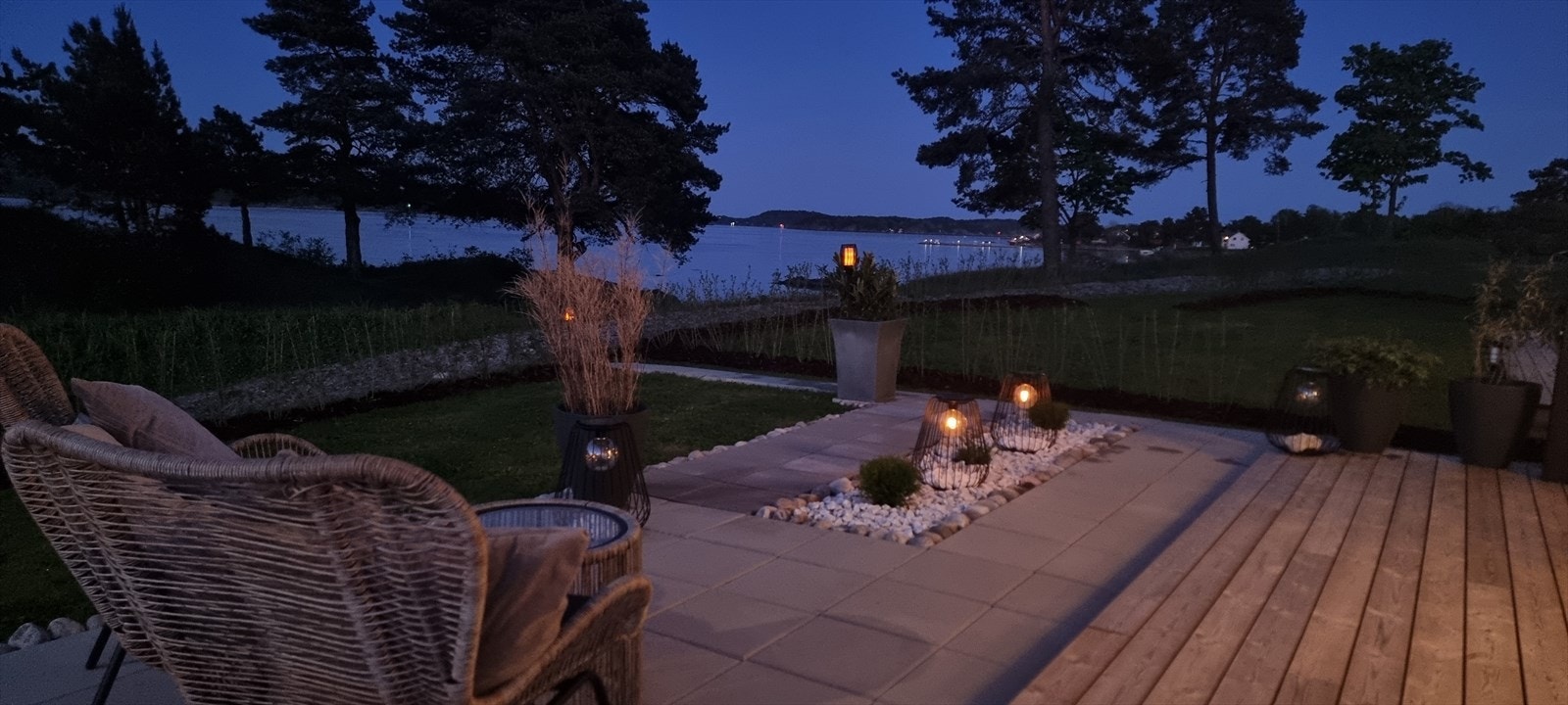 Stemningsfullt på kvelden Galleribilde