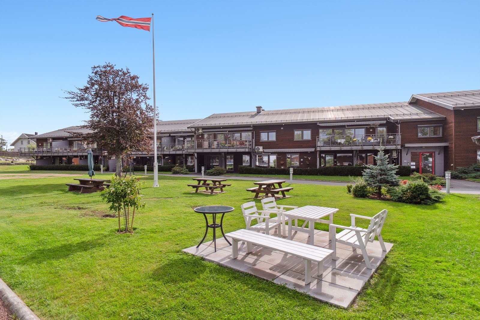 Velkommen til Gonveien 3C - Som beboer har man også adgang til å benytte flotte fellesarealer med blant annet selskapslokale, gjesterom, trimrom og bibliotek. Galleribilde