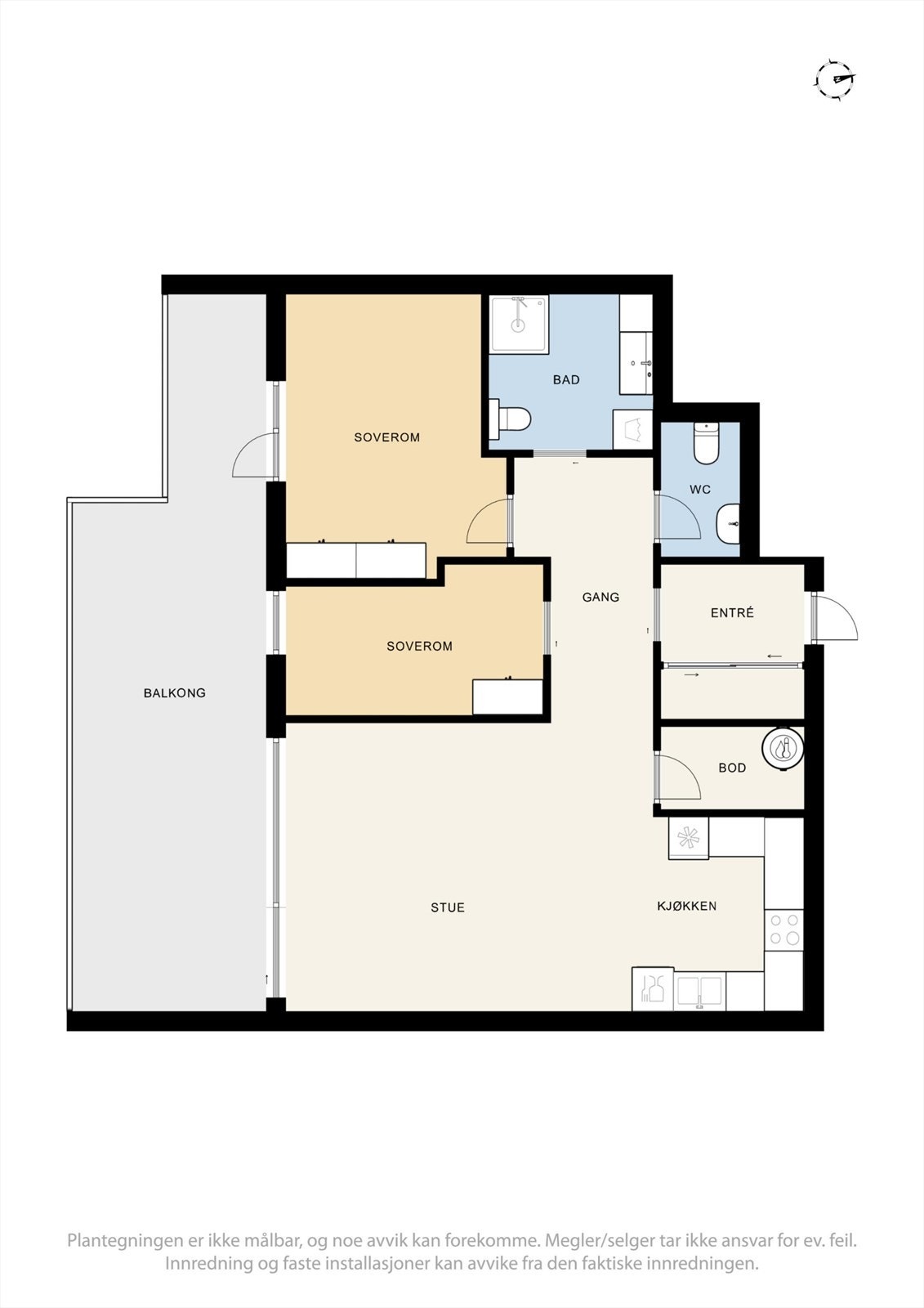 Plantegning Galleribilde