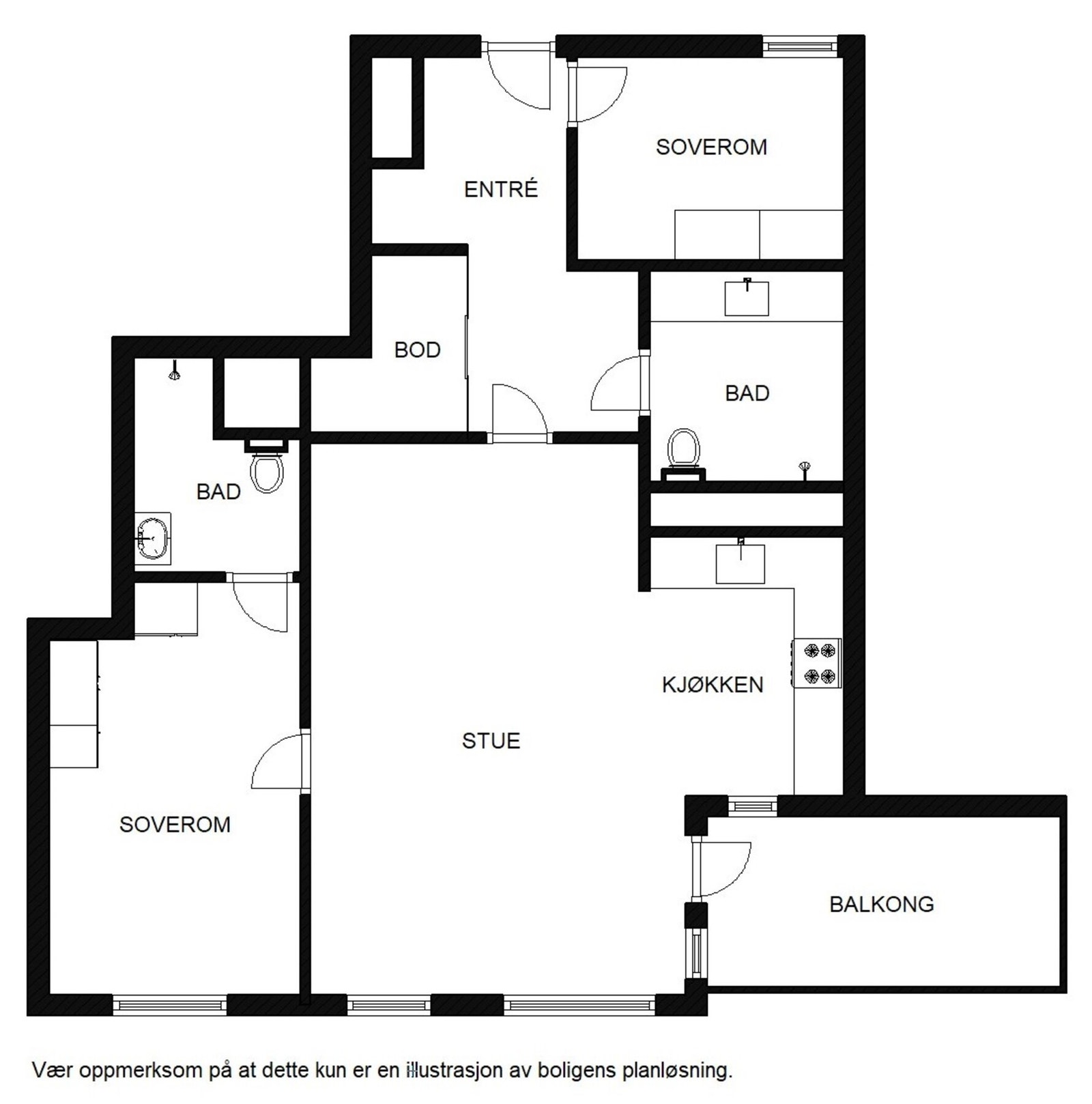 Planskisse. Galleribilde