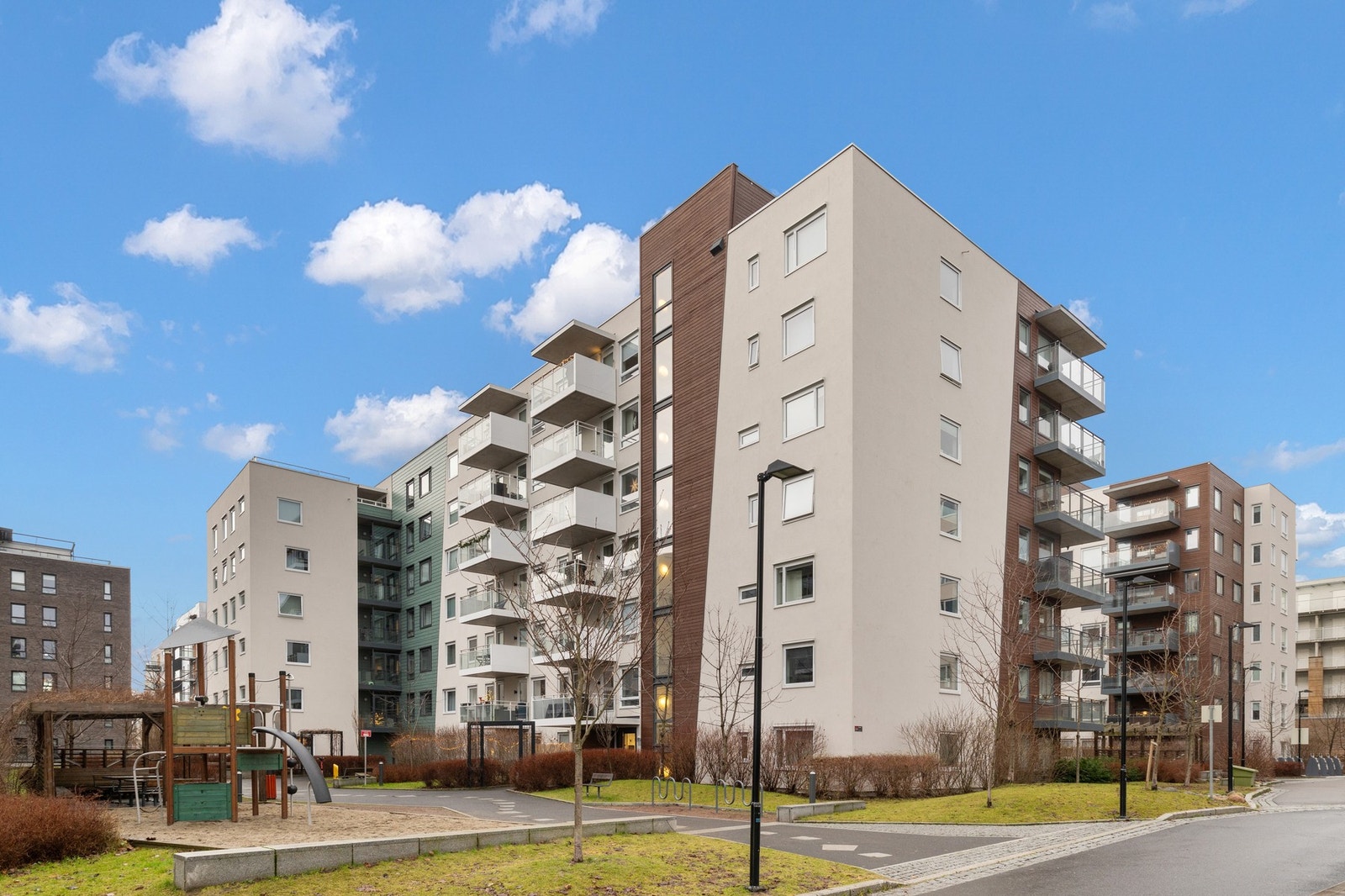 Morellhagen Sameie består av 74 seksjoner. Galleribilde