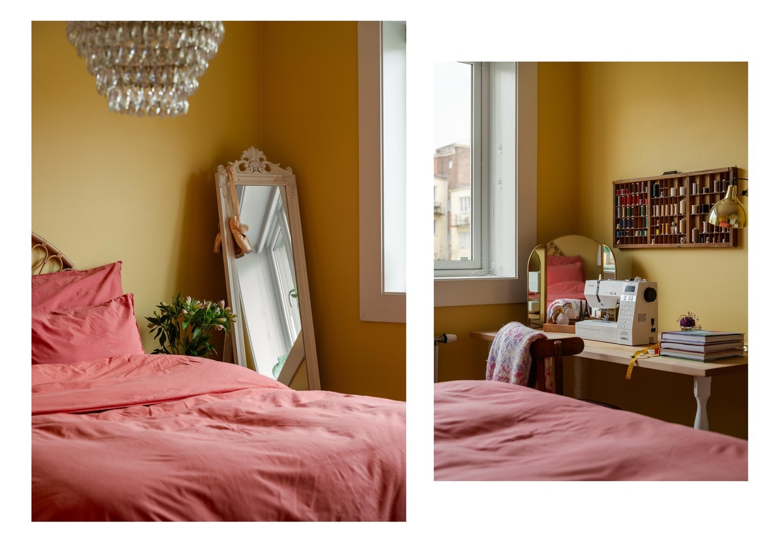 Rommet vender også inn mot den rolige og frodige bakgården. Her er det lett å trives! Galleribilde