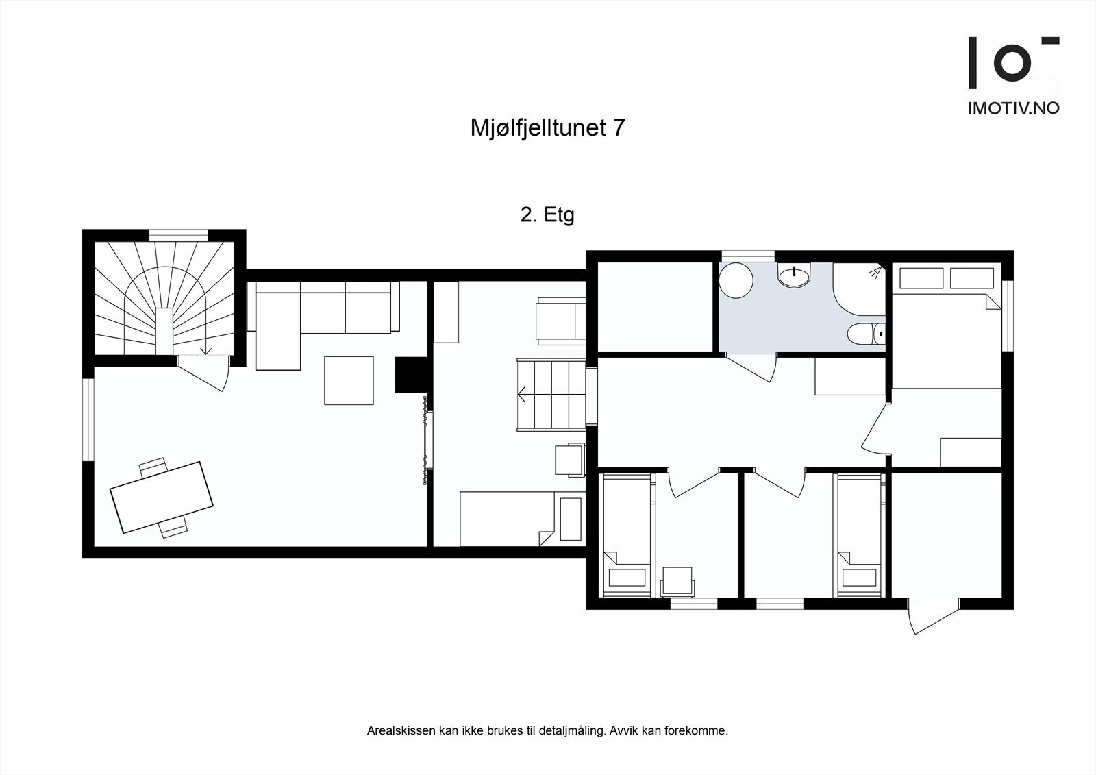Plantegning 2. etasje Galleribilde