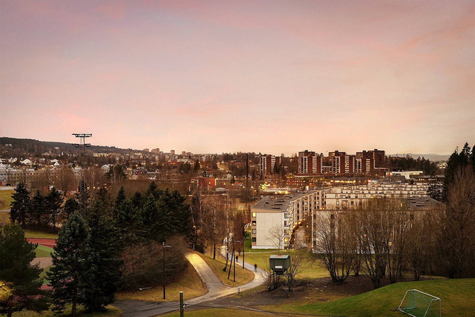 Utsikten fra balkongen. Galleribilde