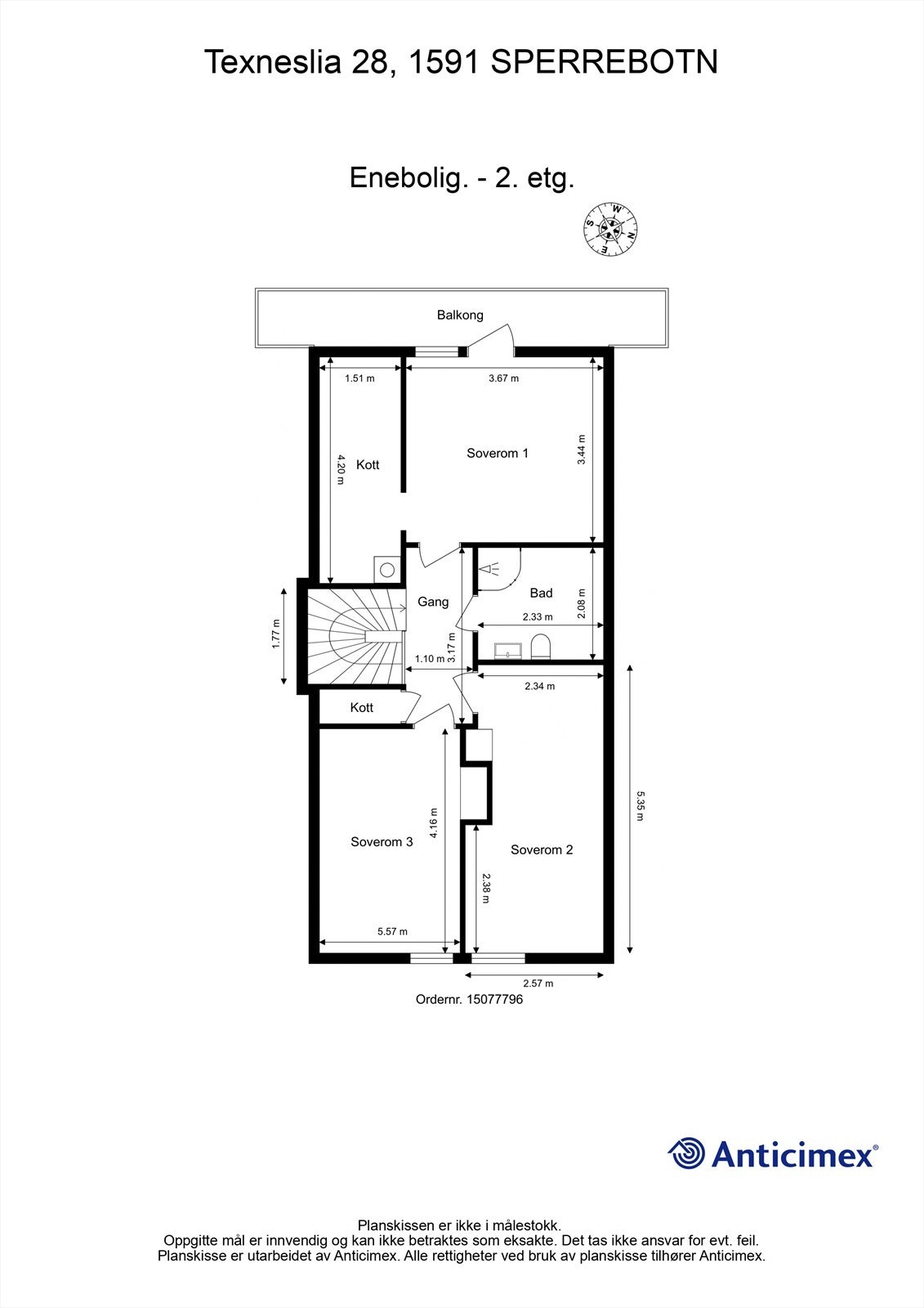 Planskisse, andre etasje Galleribilde