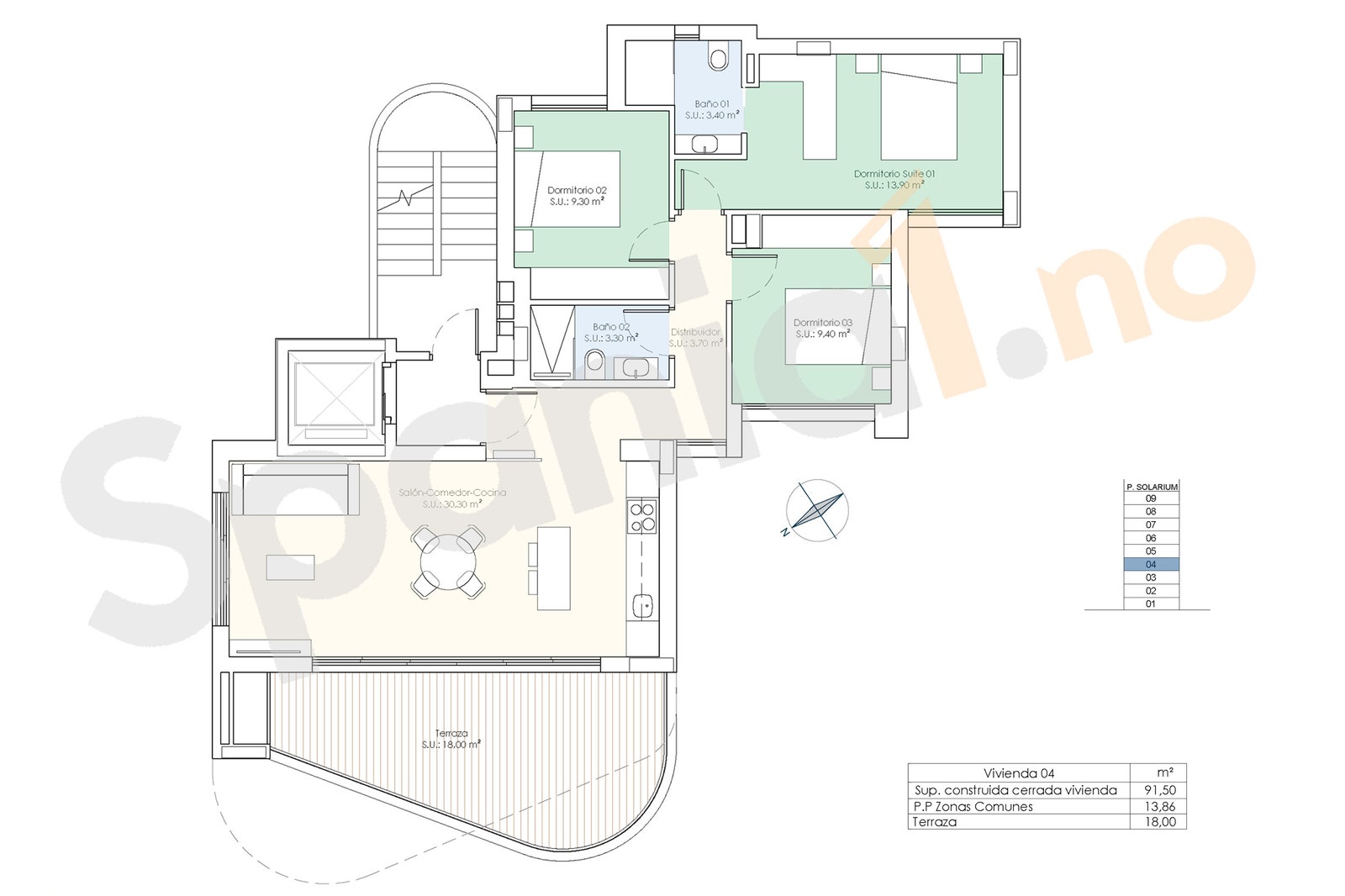 Plantegning leilighet Galleribilde