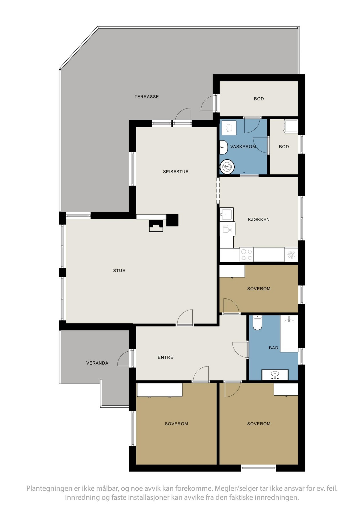 Planskisse. Galleribilde