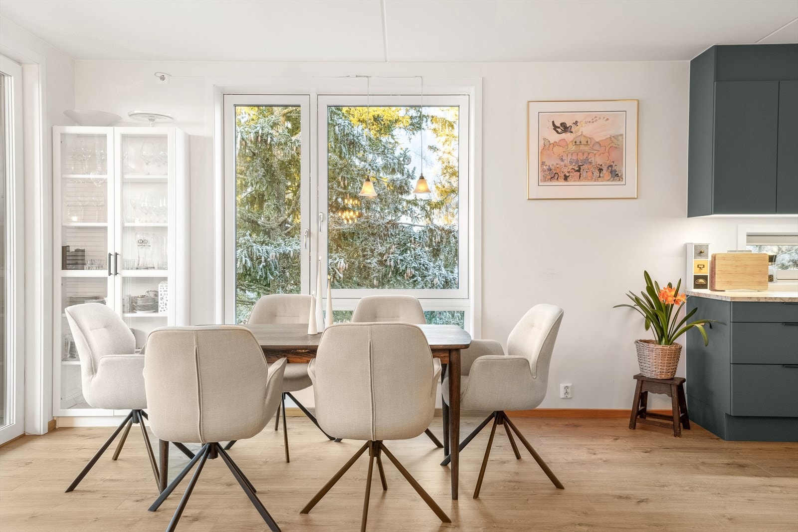 Her kan man nyte en bedre middag - helt skjermet for innsyn Galleribilde