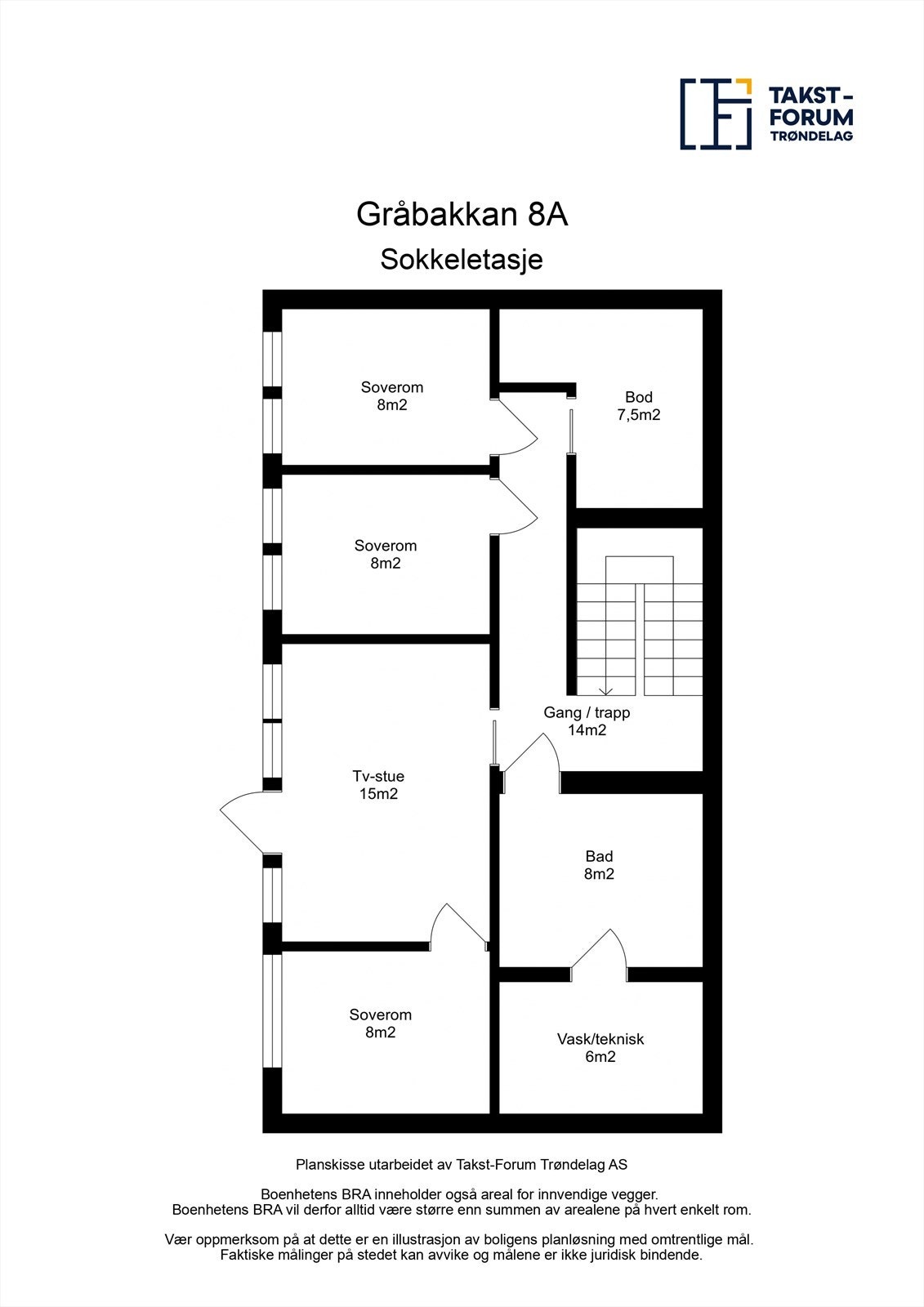 Planskisse Sokkel Galleribilde