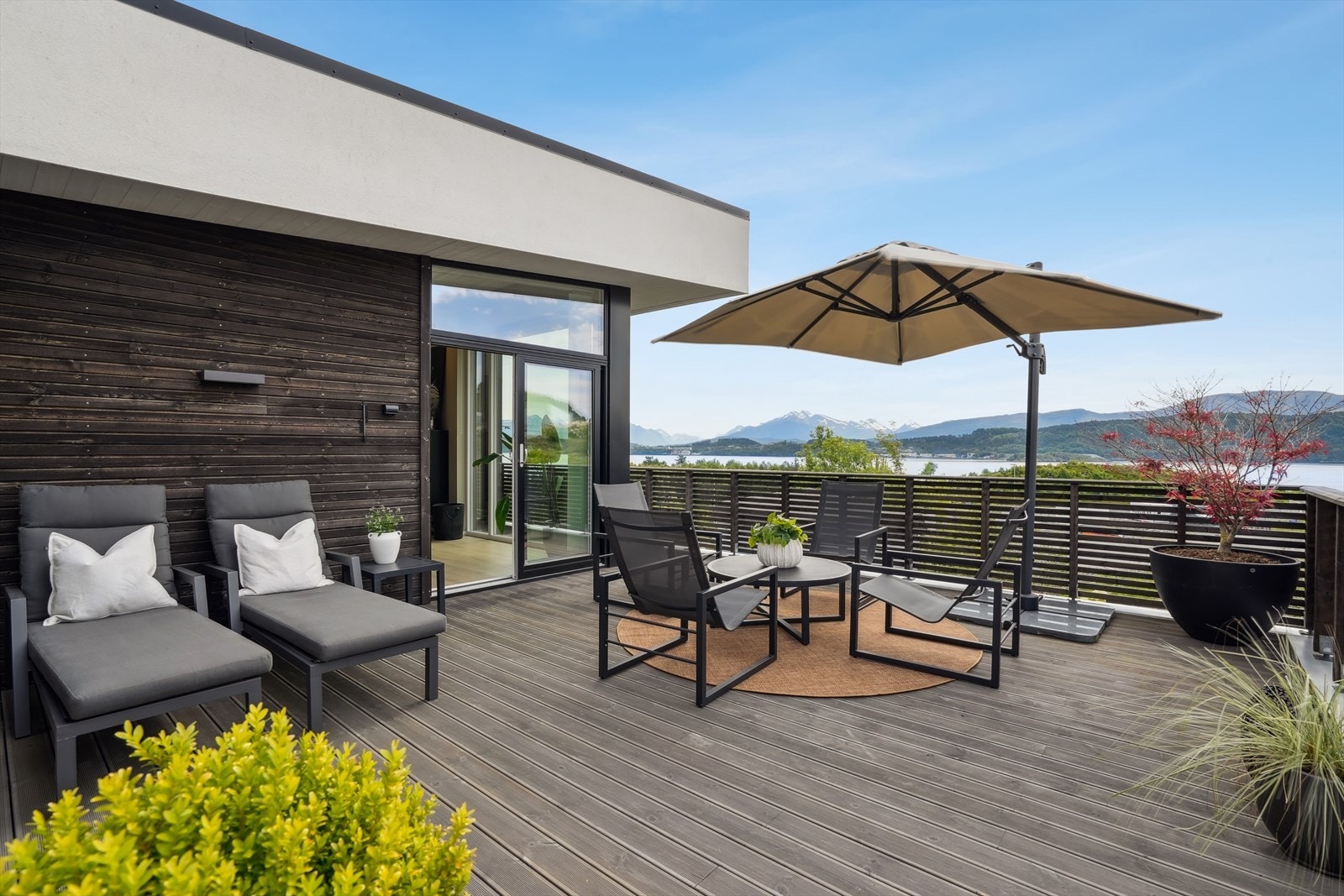 Store uteområder med god plass til flere soner Galleribilde