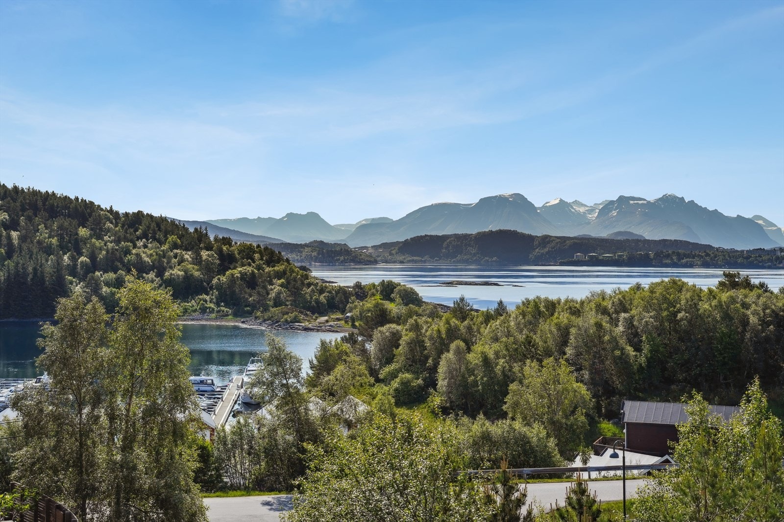 Flott utsikt Galleribilde