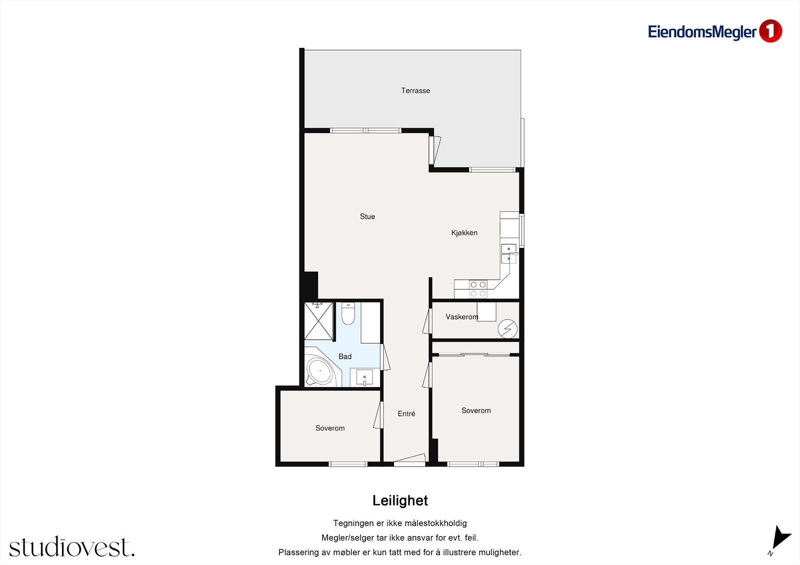 Planskisse Galleribilde