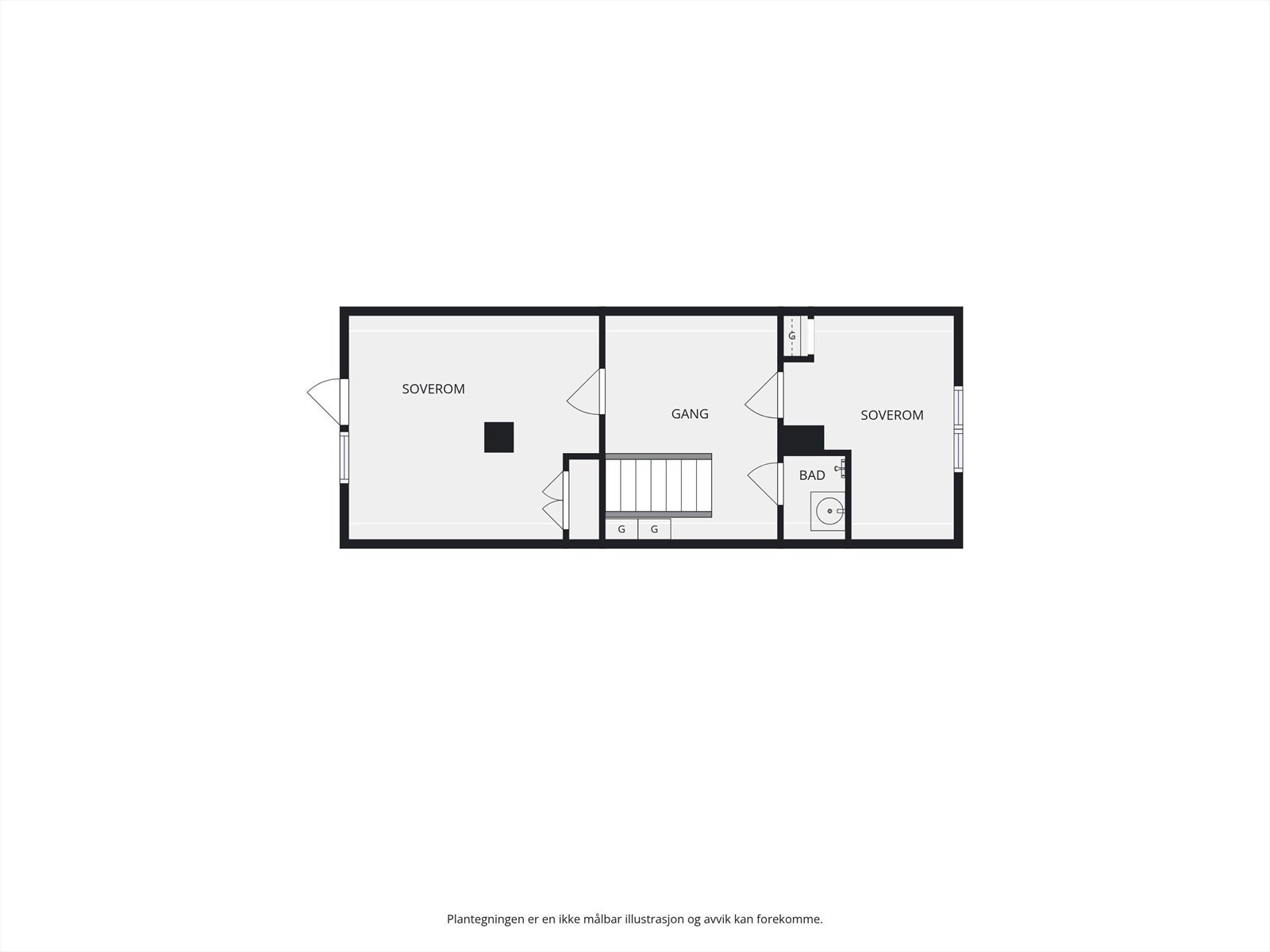 Plantegning 2. etasje. Galleribilde