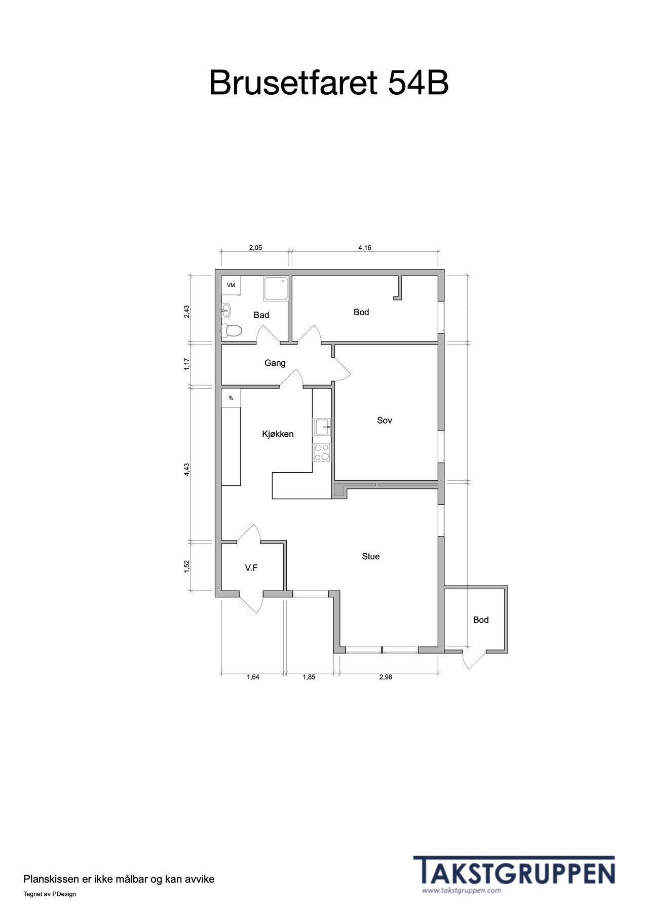 Plantegning Galleribilde