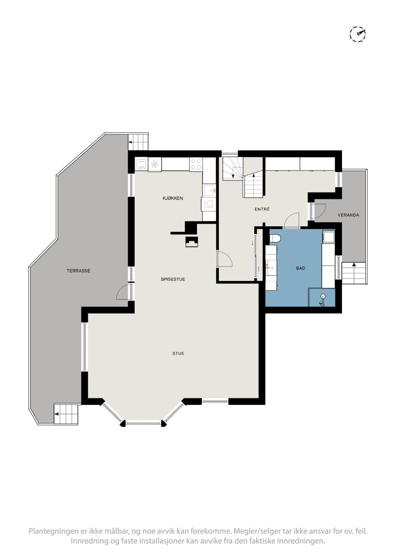 Planskisse - 1. Etasje. Galleribilde