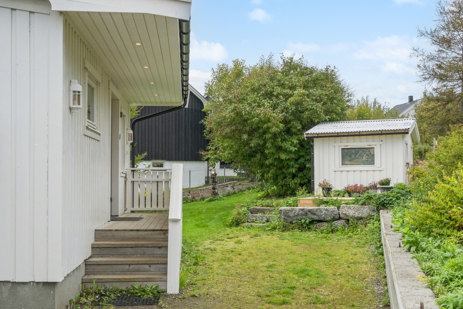 Overbygget inngangsparti. Galleribilde