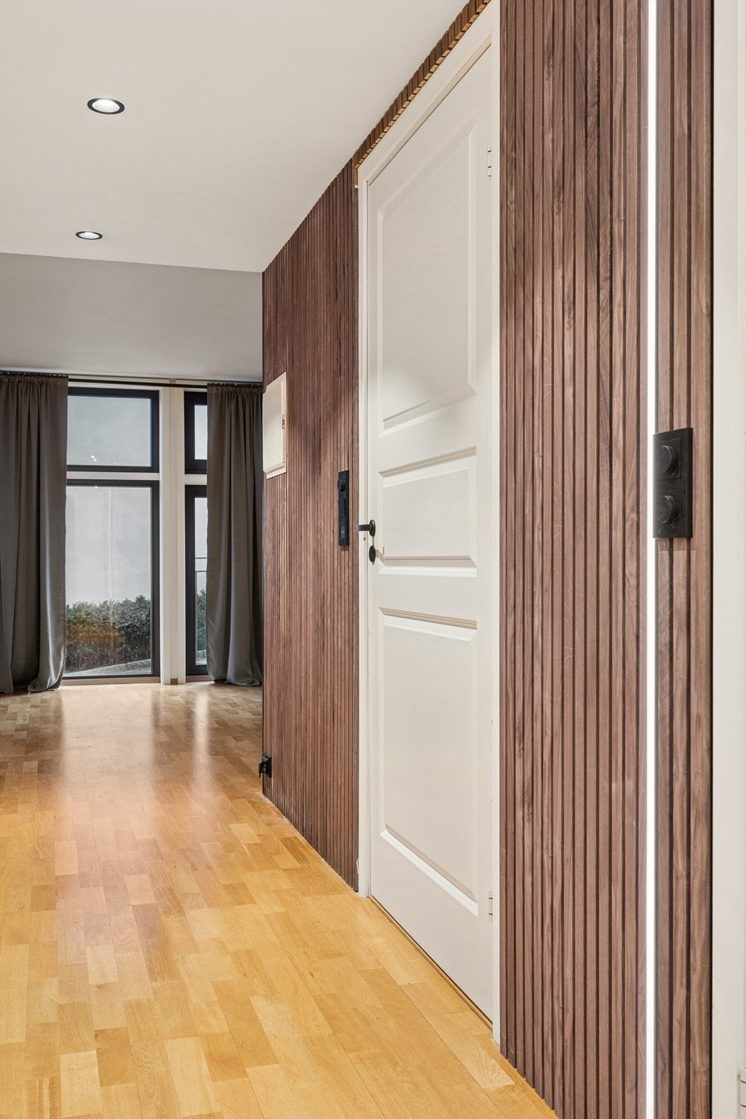 Spileveggen gir et moderne og tidsriktig inntrykk. Galleribilde