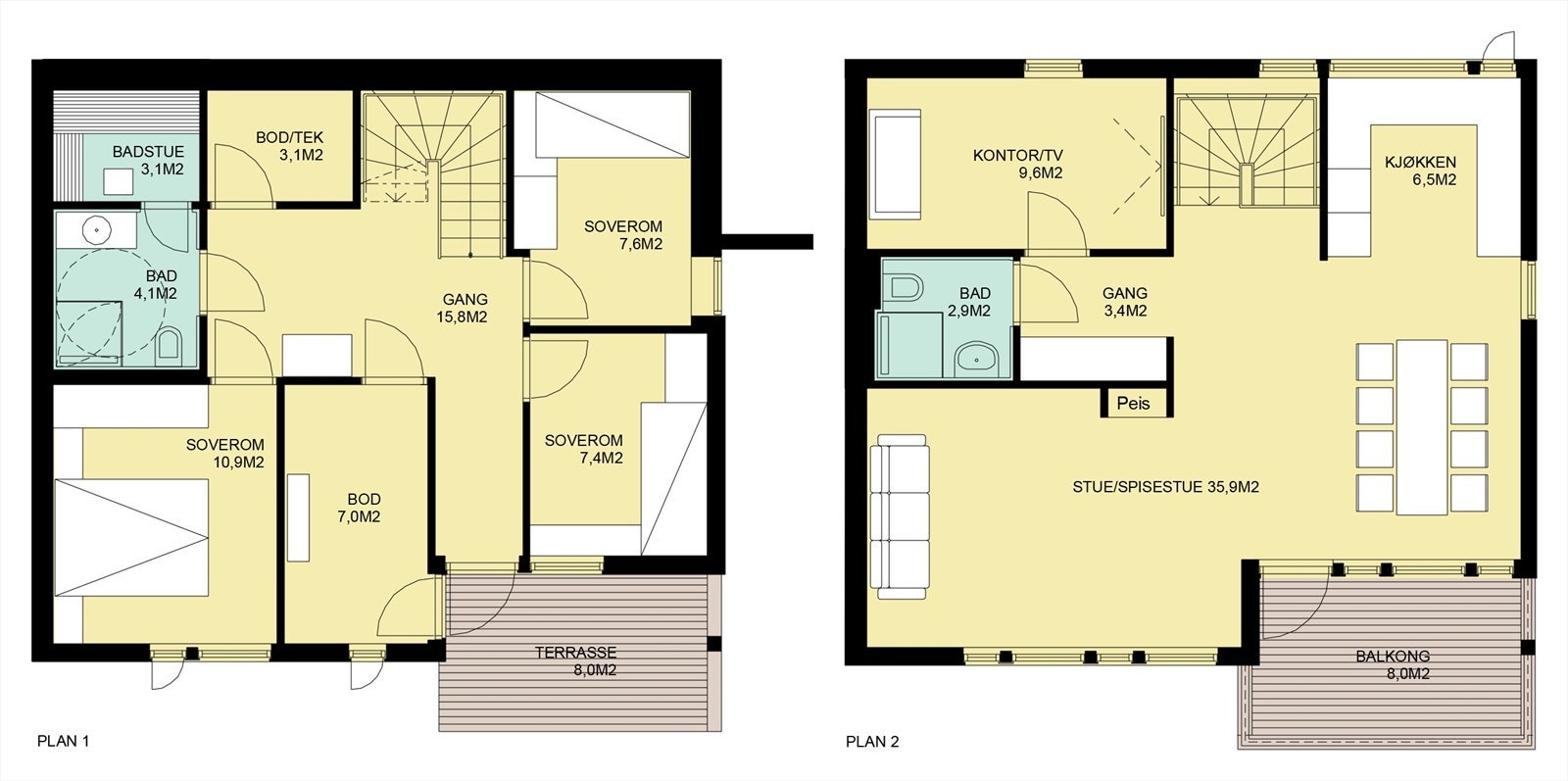 Plantegning Galleribilde