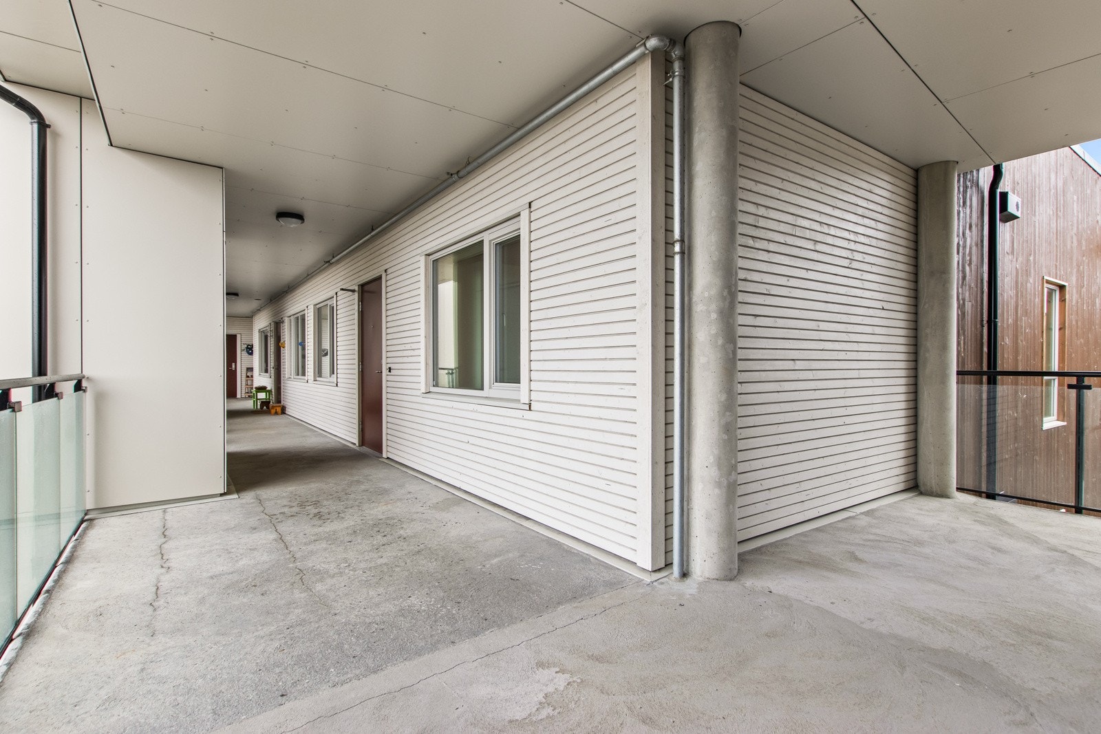 Romslige svalganger, som for øvrig er lukket og uten adgang for uvedkommede. Galleribilde