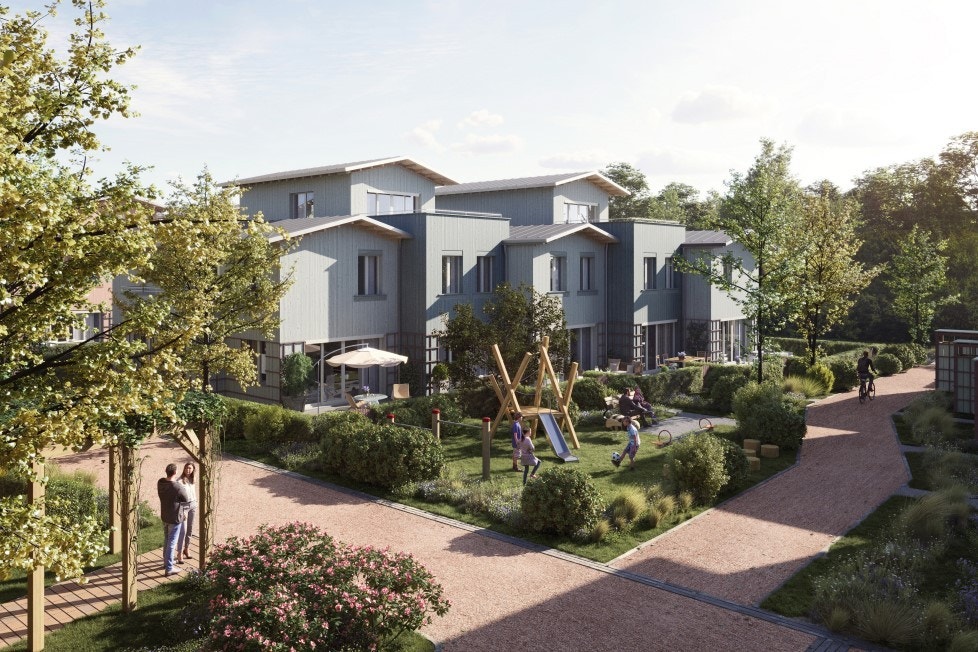 Hyggelig nabolag. Galleribilde