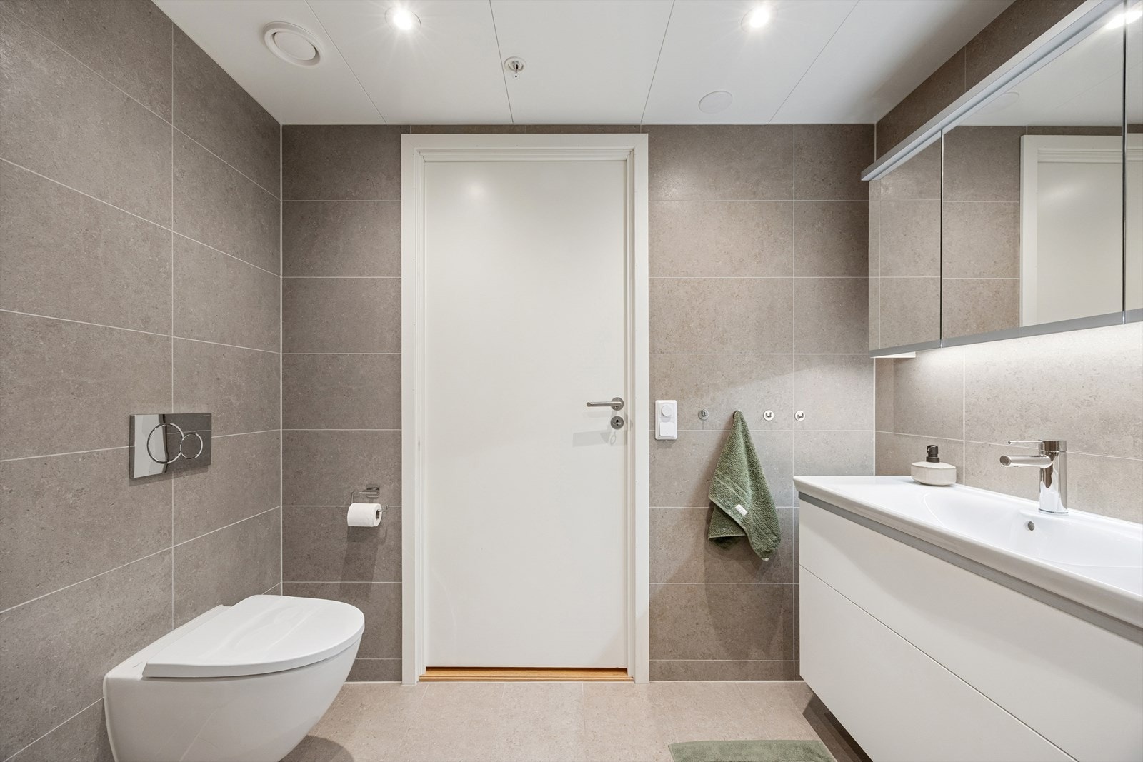 Leiligheten er utstyrt med balansert ventilasjon. Galleribilde