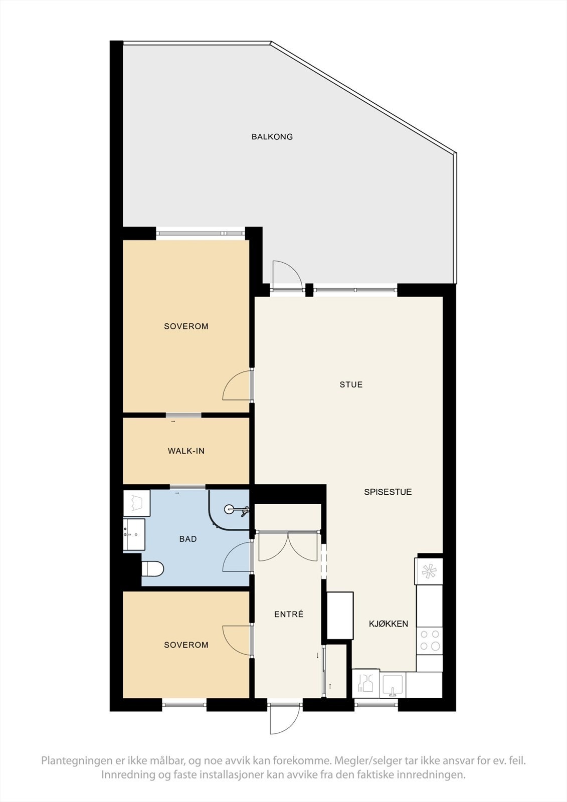 Plantegning 4. Etg - Røysveien 33. Galleribilde