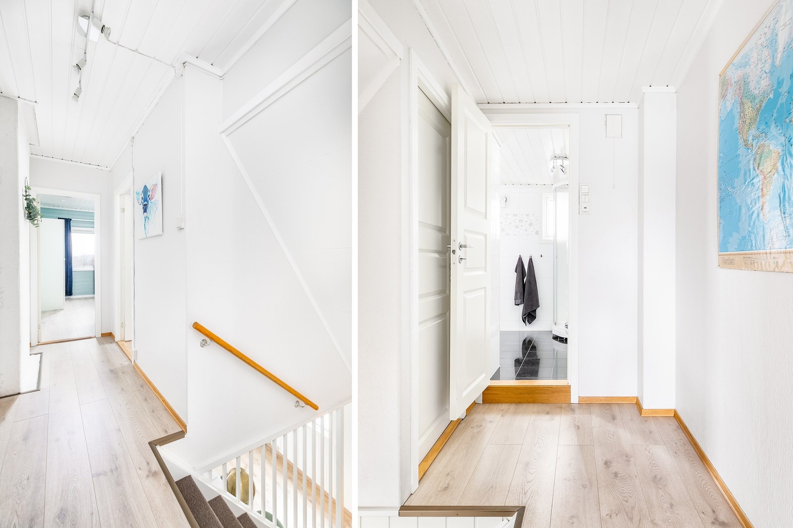 I del av det opprinnelige soverom 2 er en over 7 kvm. stor bod etablert. Boden er lett tilgjengelig fra gangen i andre etasje. Galleribilde