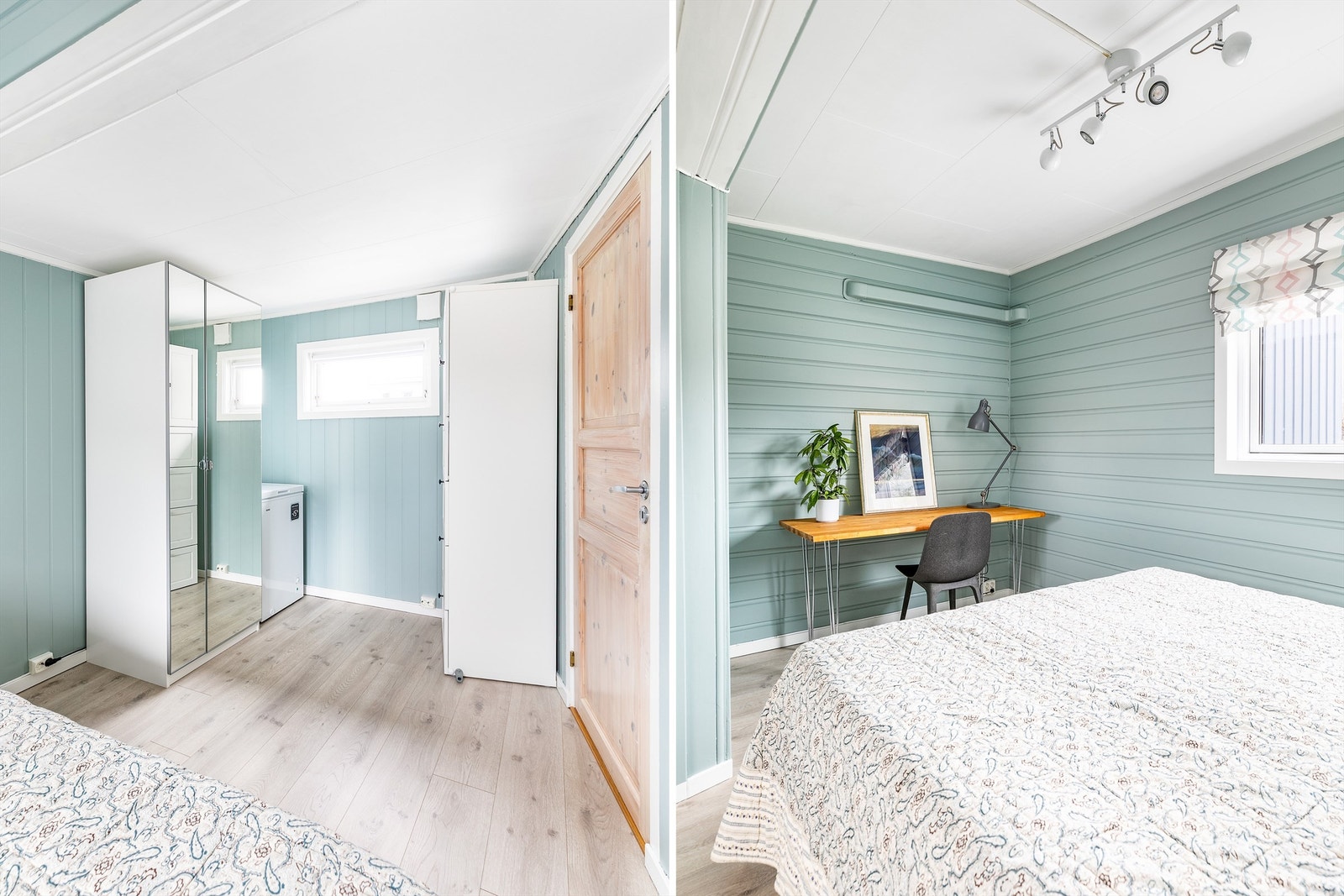 Rommet i tilbygget ble i 2017 oppgradert med både varmekabler og nytt laminatgulv. Øvrige overflater ble malt. Galleribilde