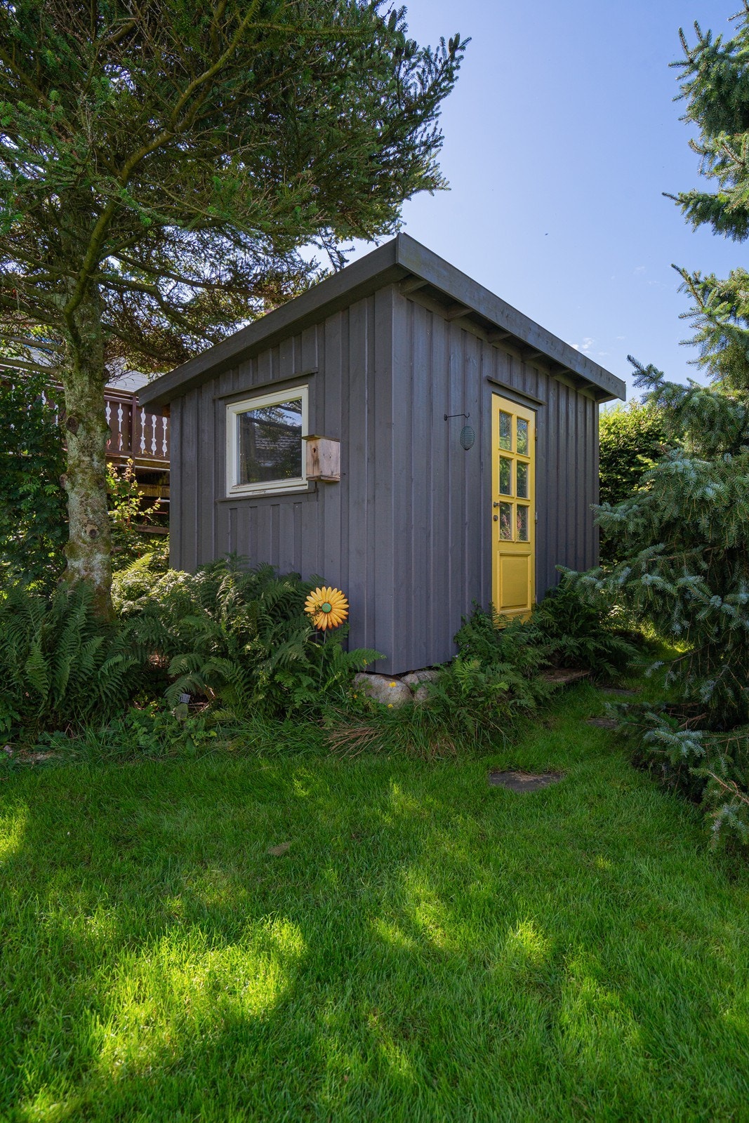 Utvendig bod til opbevaring av hageredskaper m.m. Galleribilde