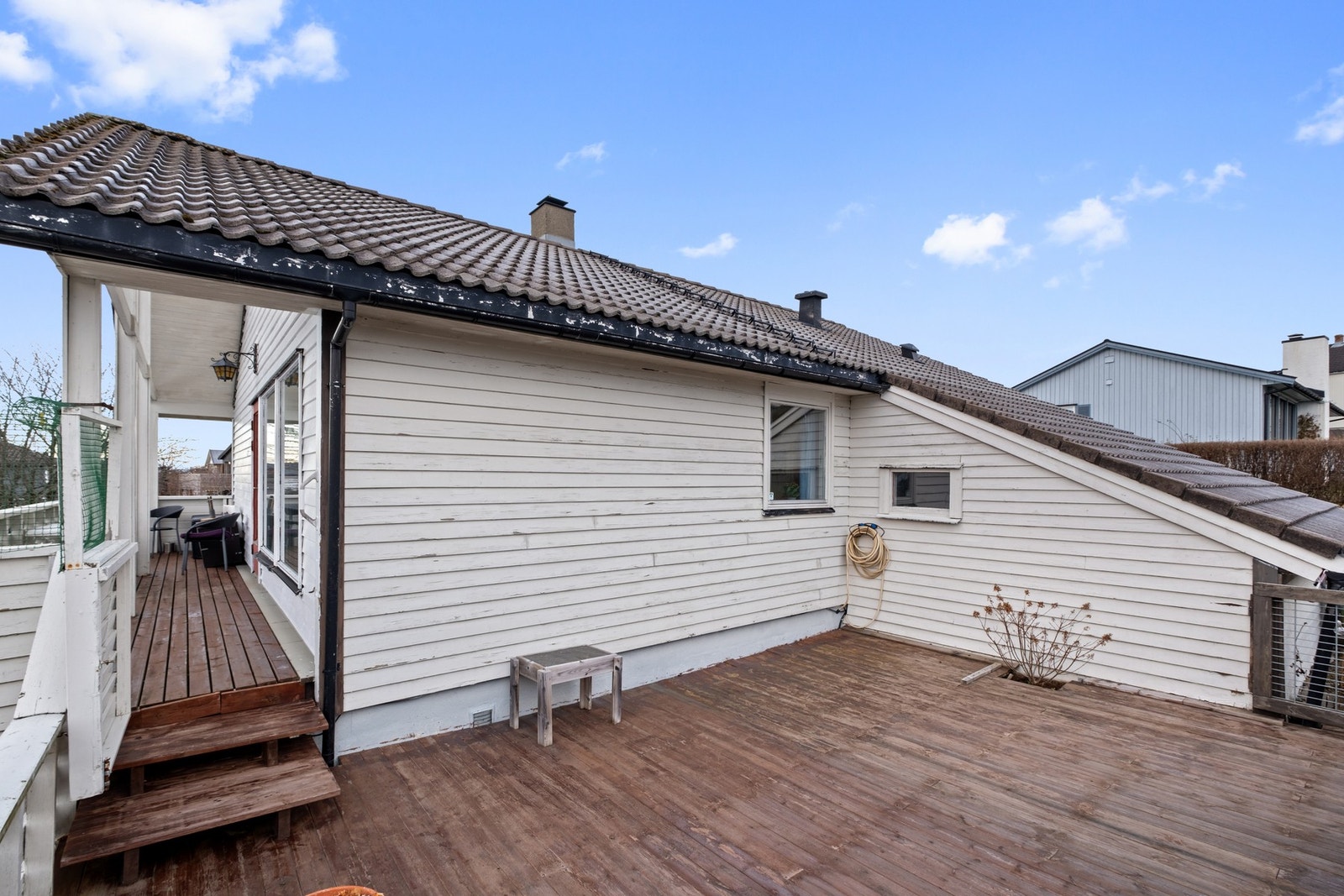 Videre opp til veranda på 15 kvm. Galleribilde