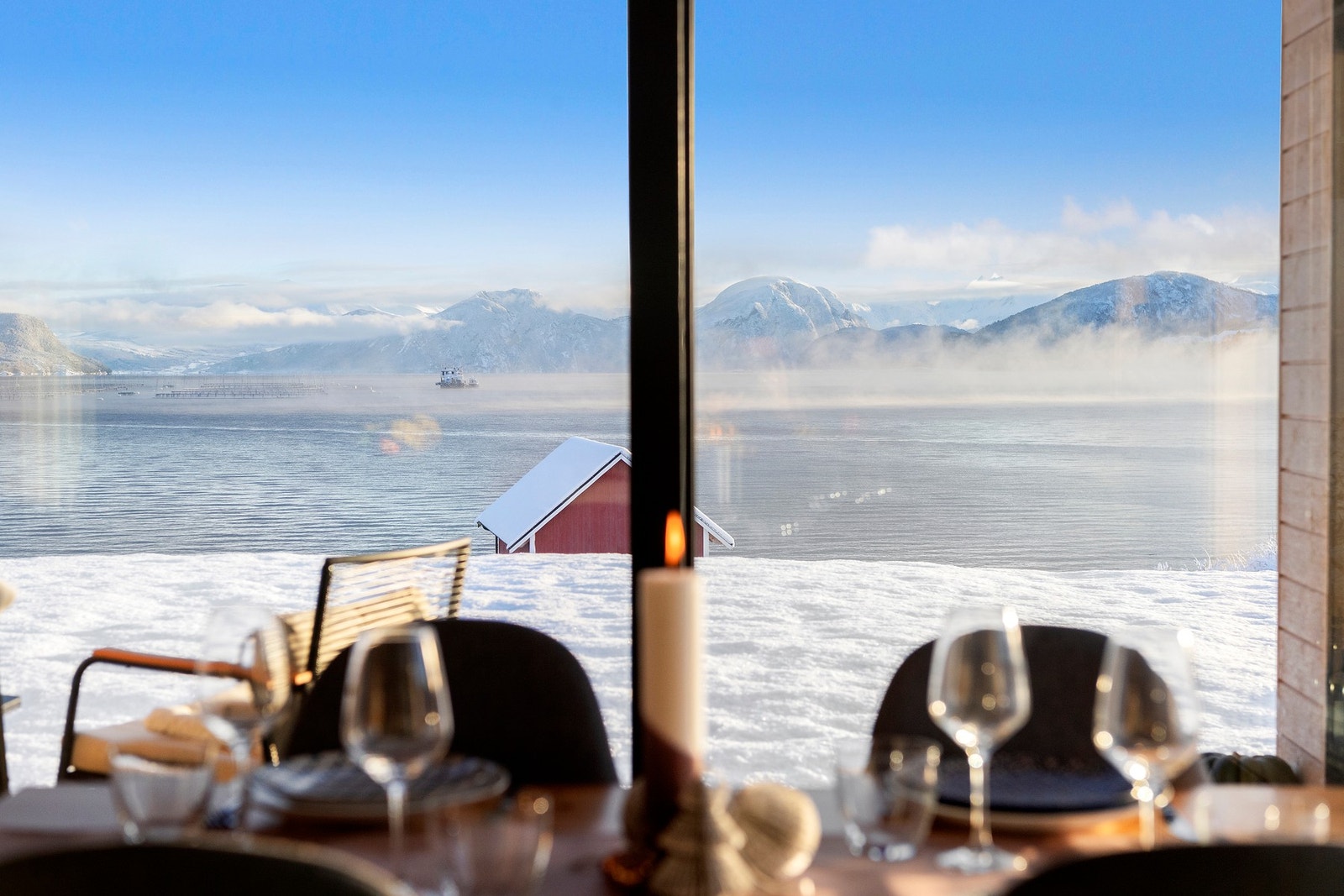 Nydelig sjøutsikt Galleribilde