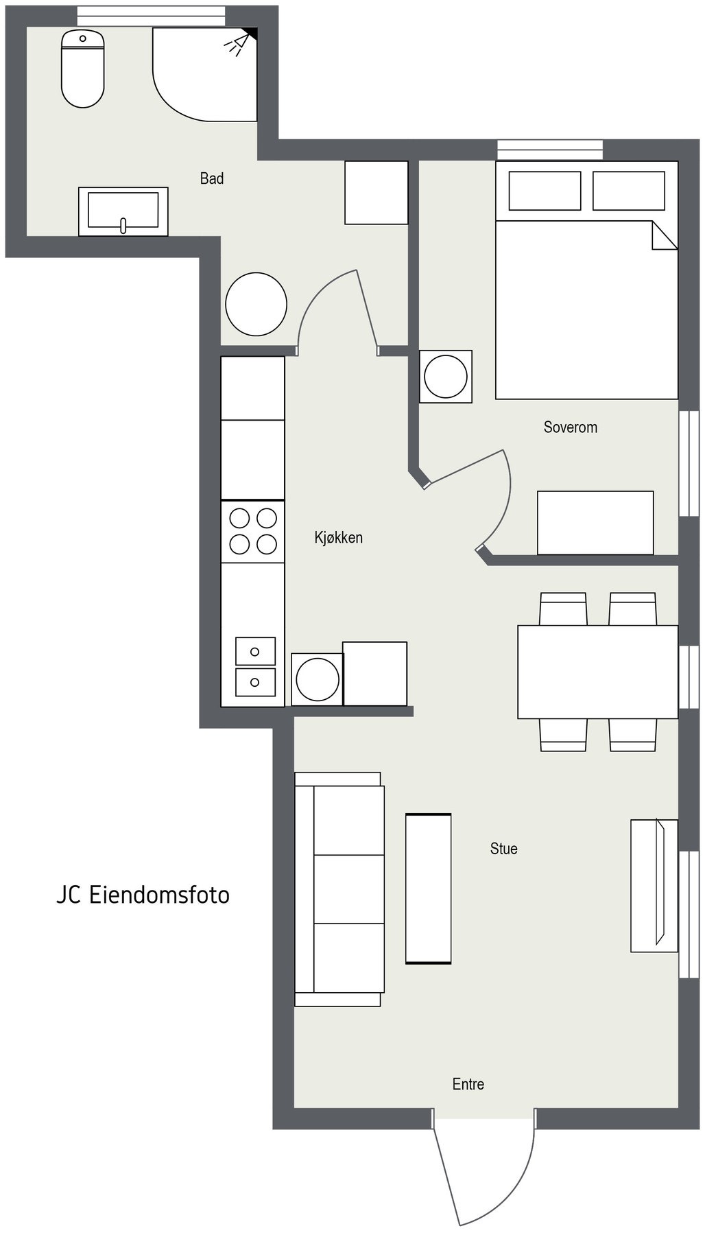 2d plantegning. Galleribilde