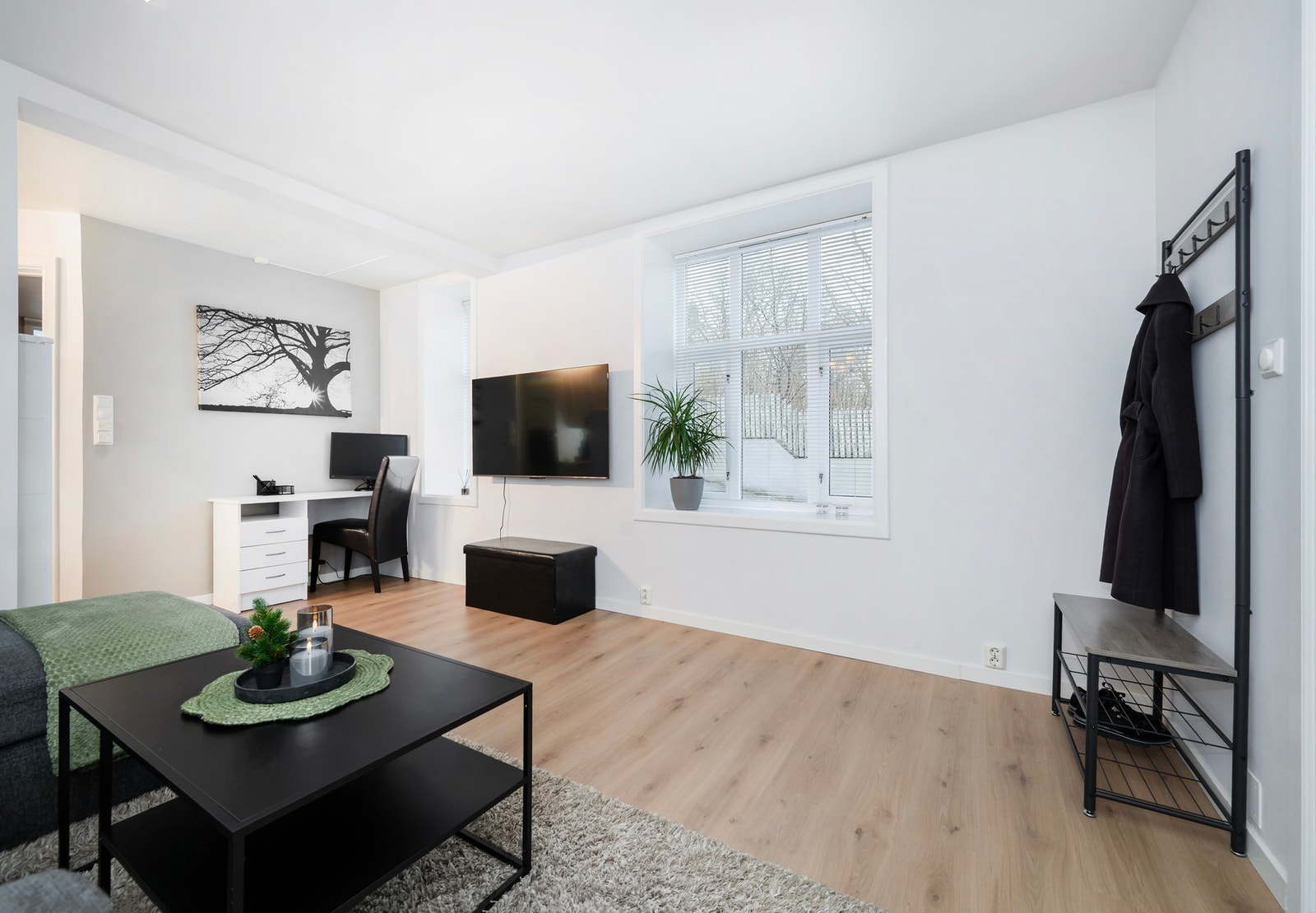 Pen og praktisk 2-roms eierleilighet med sentral beliggenhet på Aspøya. Galleribilde