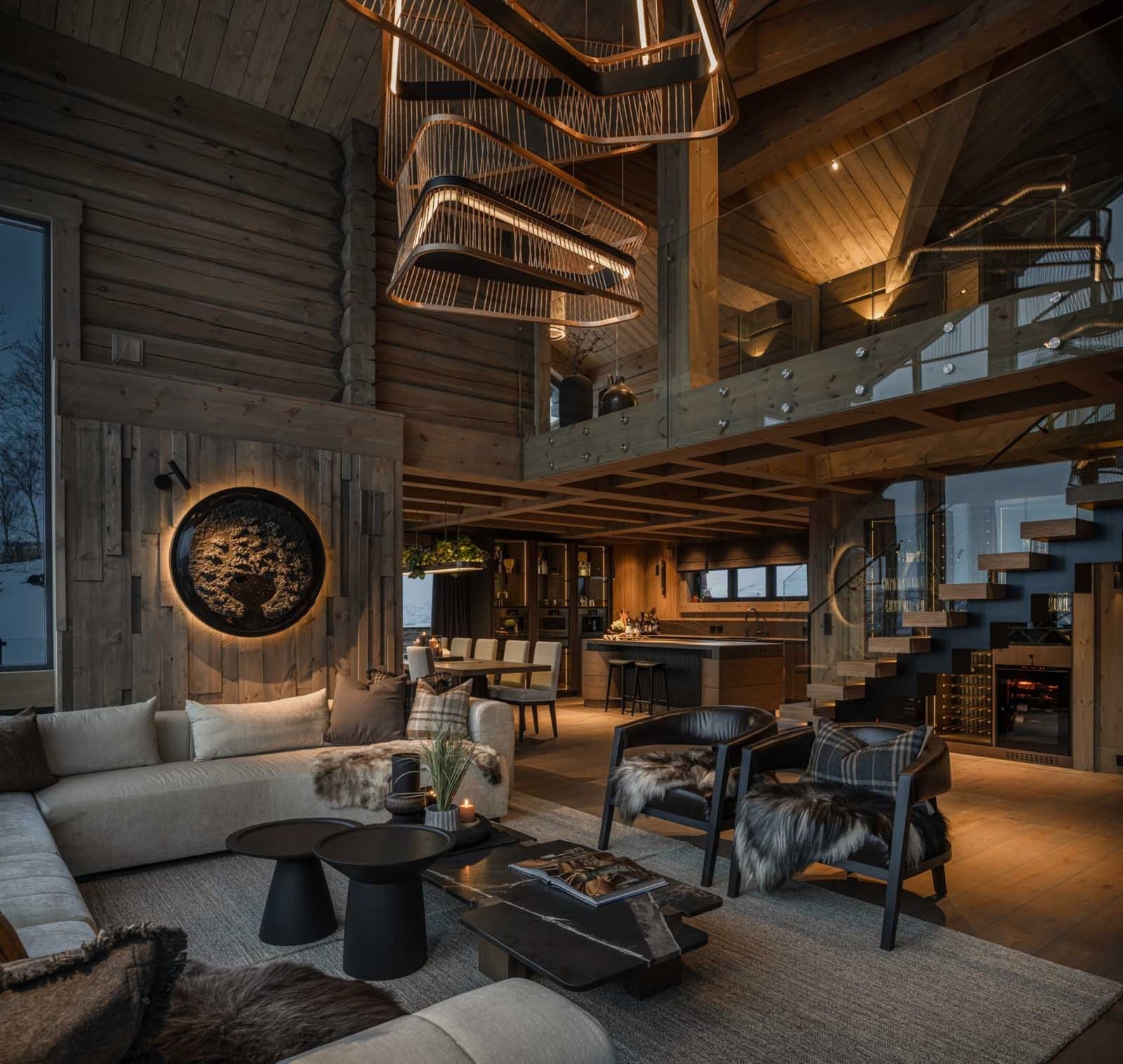 En hytte med et unikt helhetlig uttrykk hvor ingenting er overlatt til tilfeldighetene Galleribilde