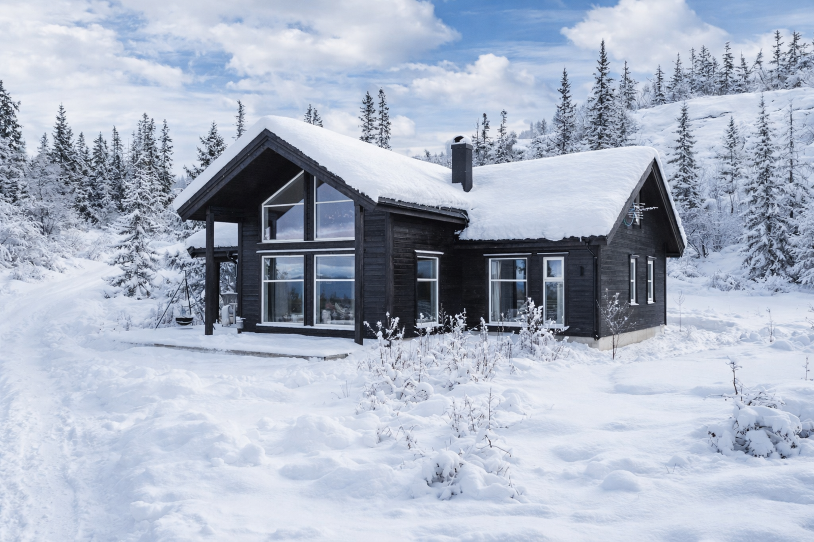 Klassisk uttrykk kombinert med moderne standard. Galleribilde