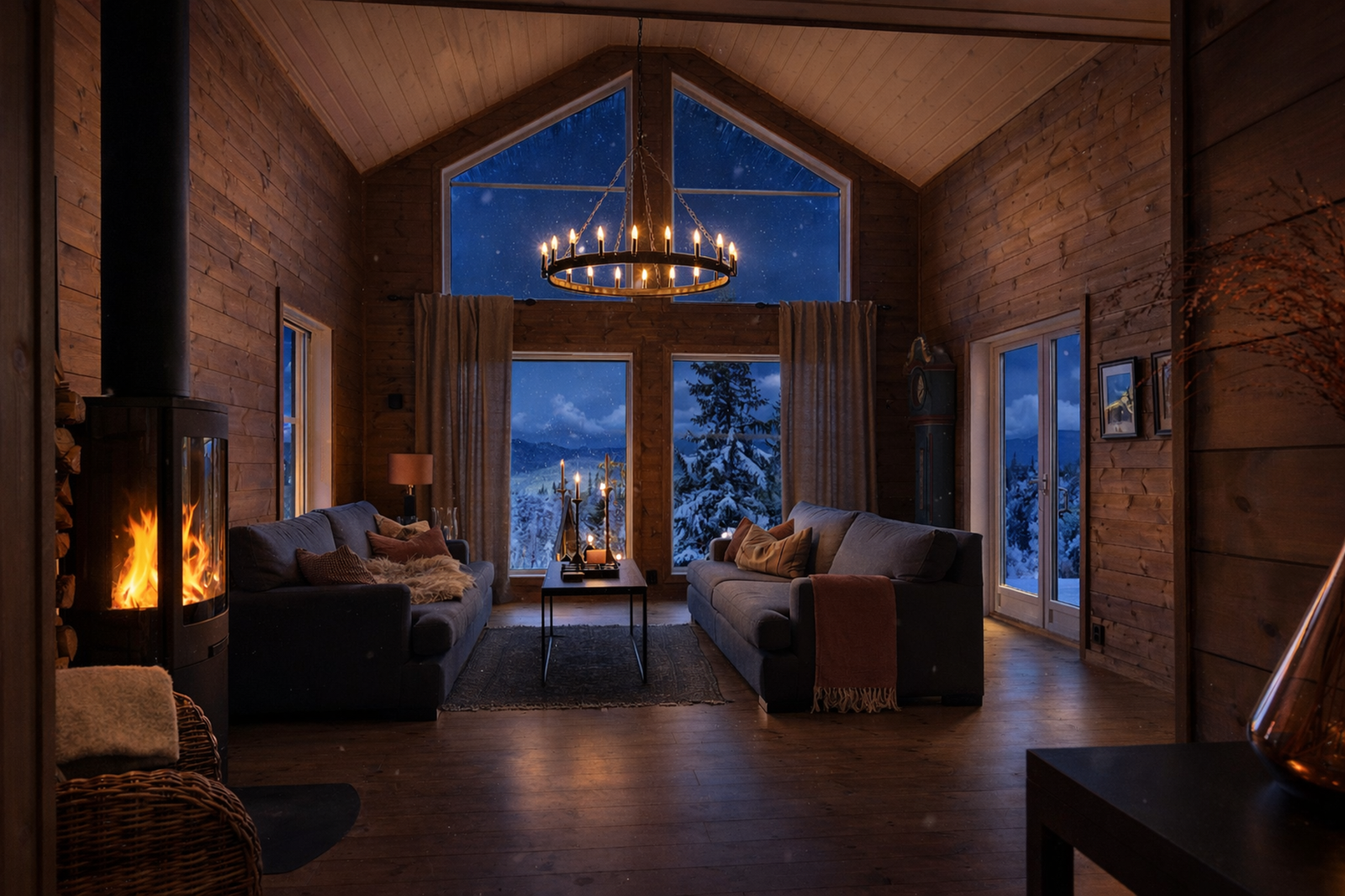 Her kan man nyte lange, lune kvelder. Galleribilde