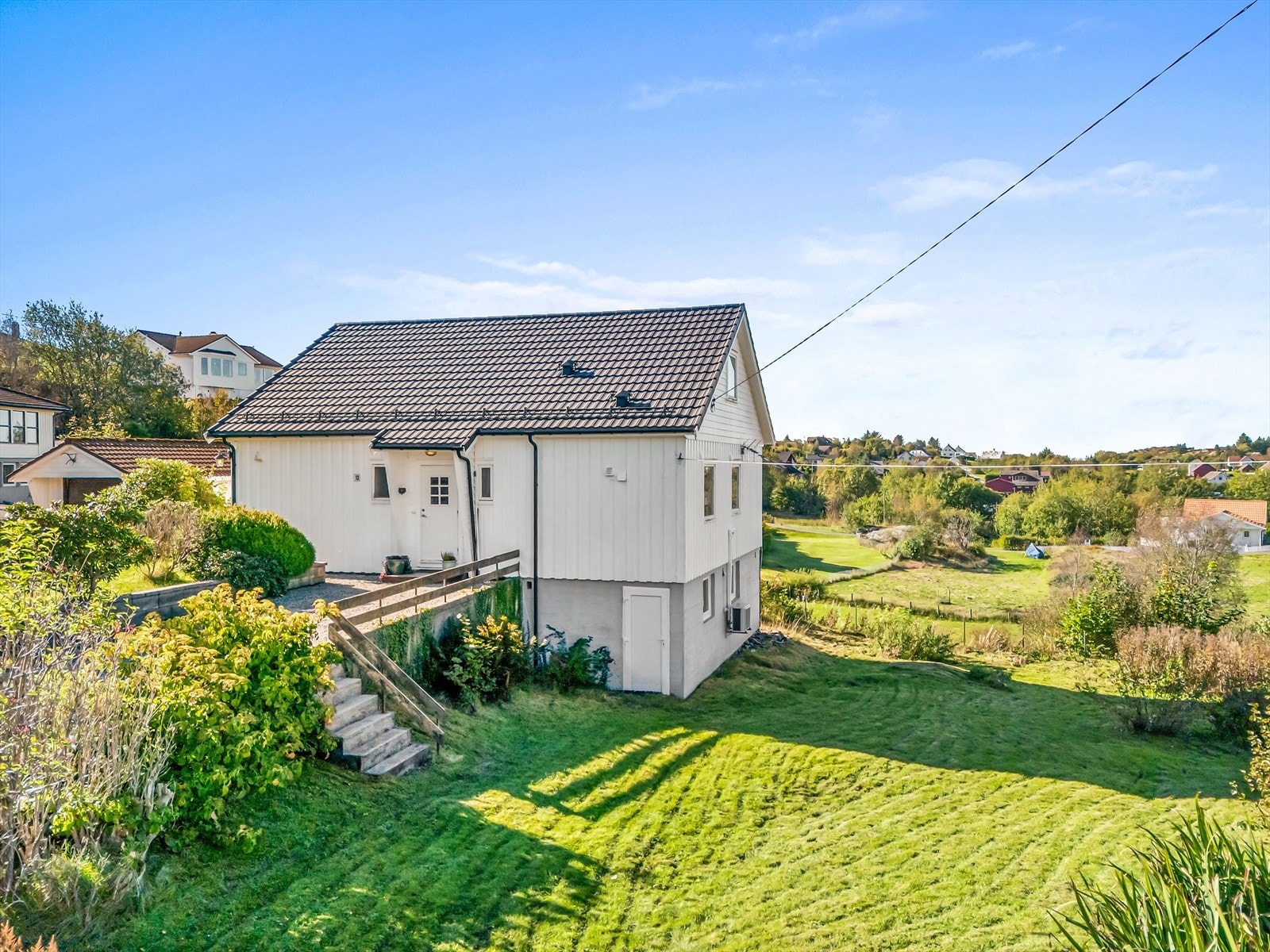 Tomten er pent opparbeidet Galleribilde