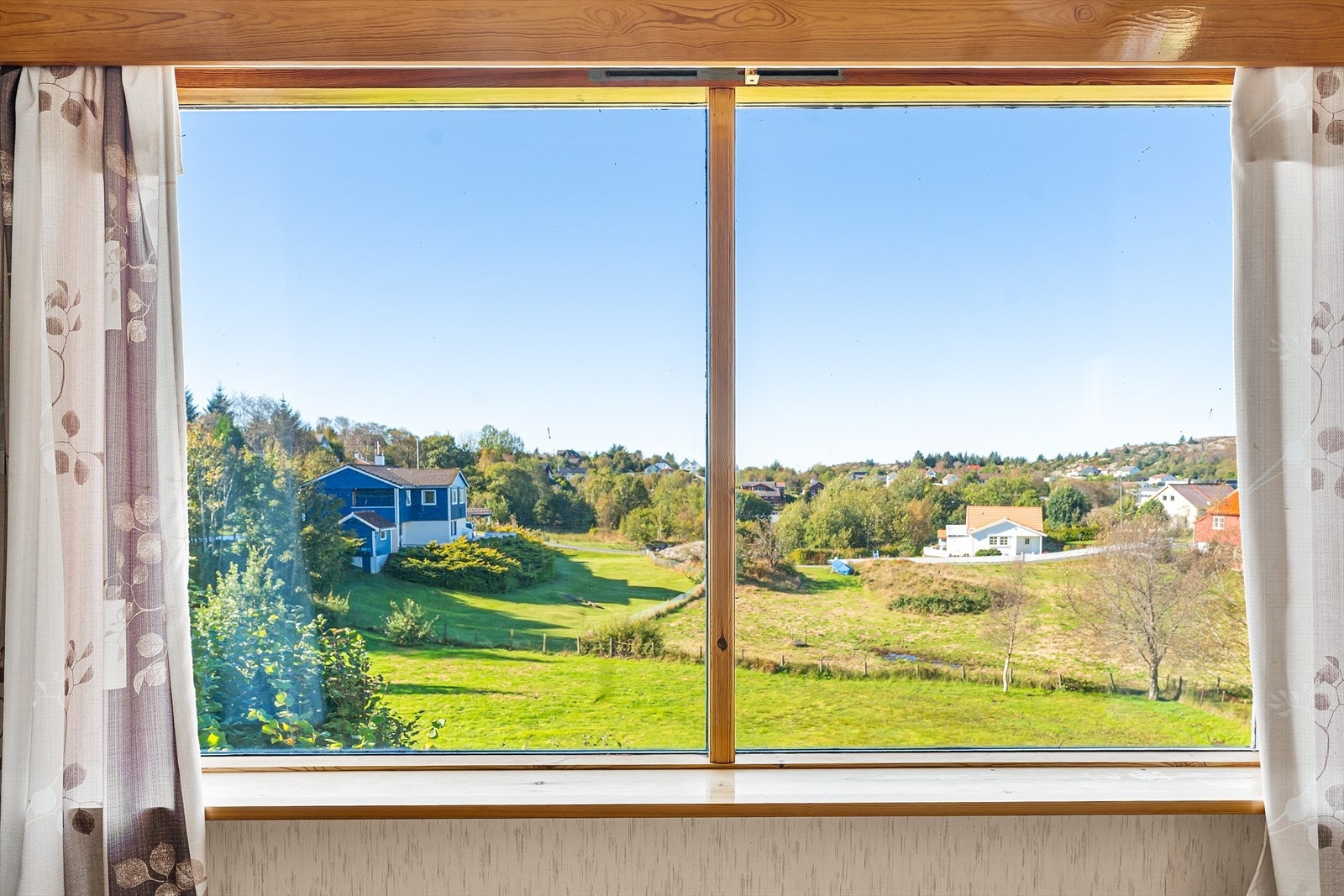 Flott utsikt fra stue Galleribilde