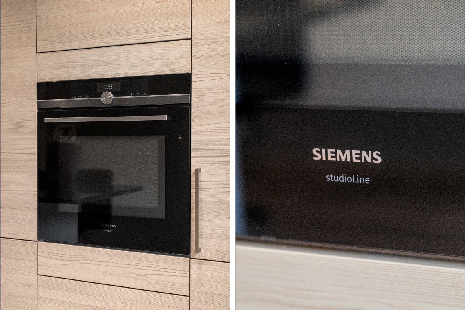 Videre er det gjort tilvalg på hvitevarer, blant annet integrert kombinert ovn og mikrobølgeovn fra Siemens studioline Galleribilde