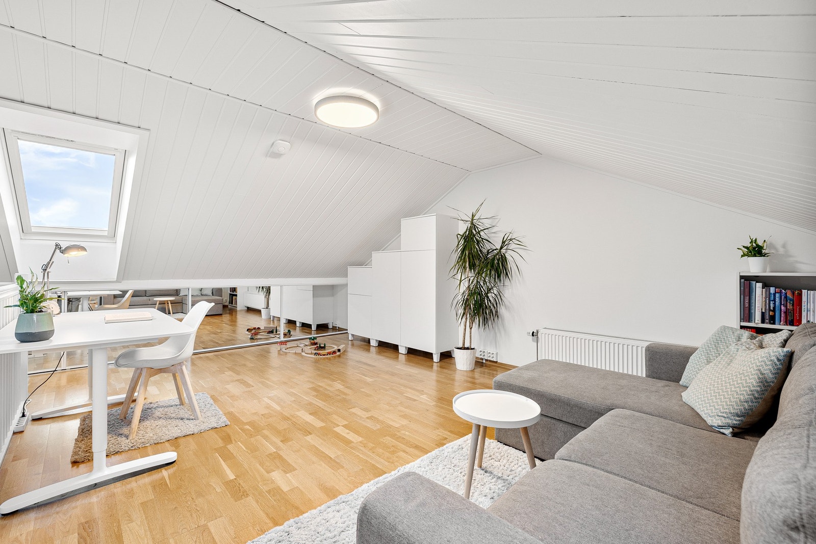 Loftstue på 16 m² Galleribilde