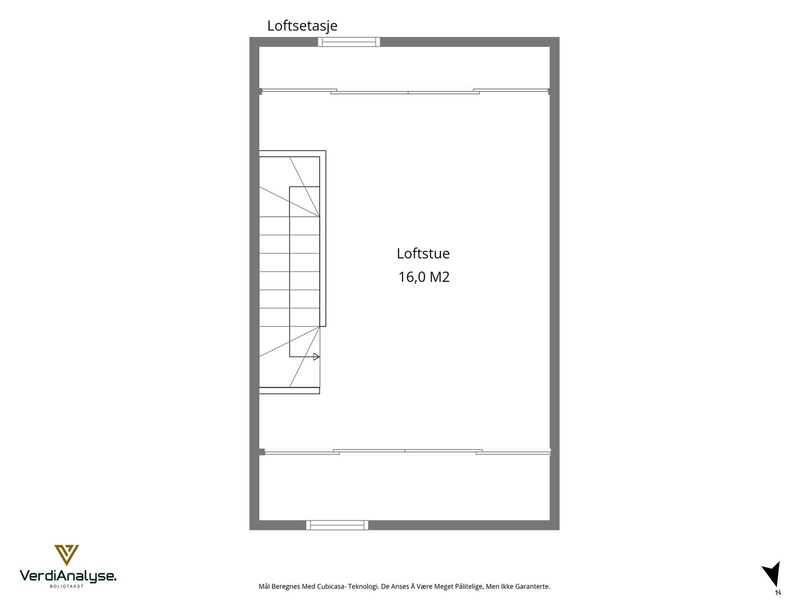 Planskisse loft Galleribilde