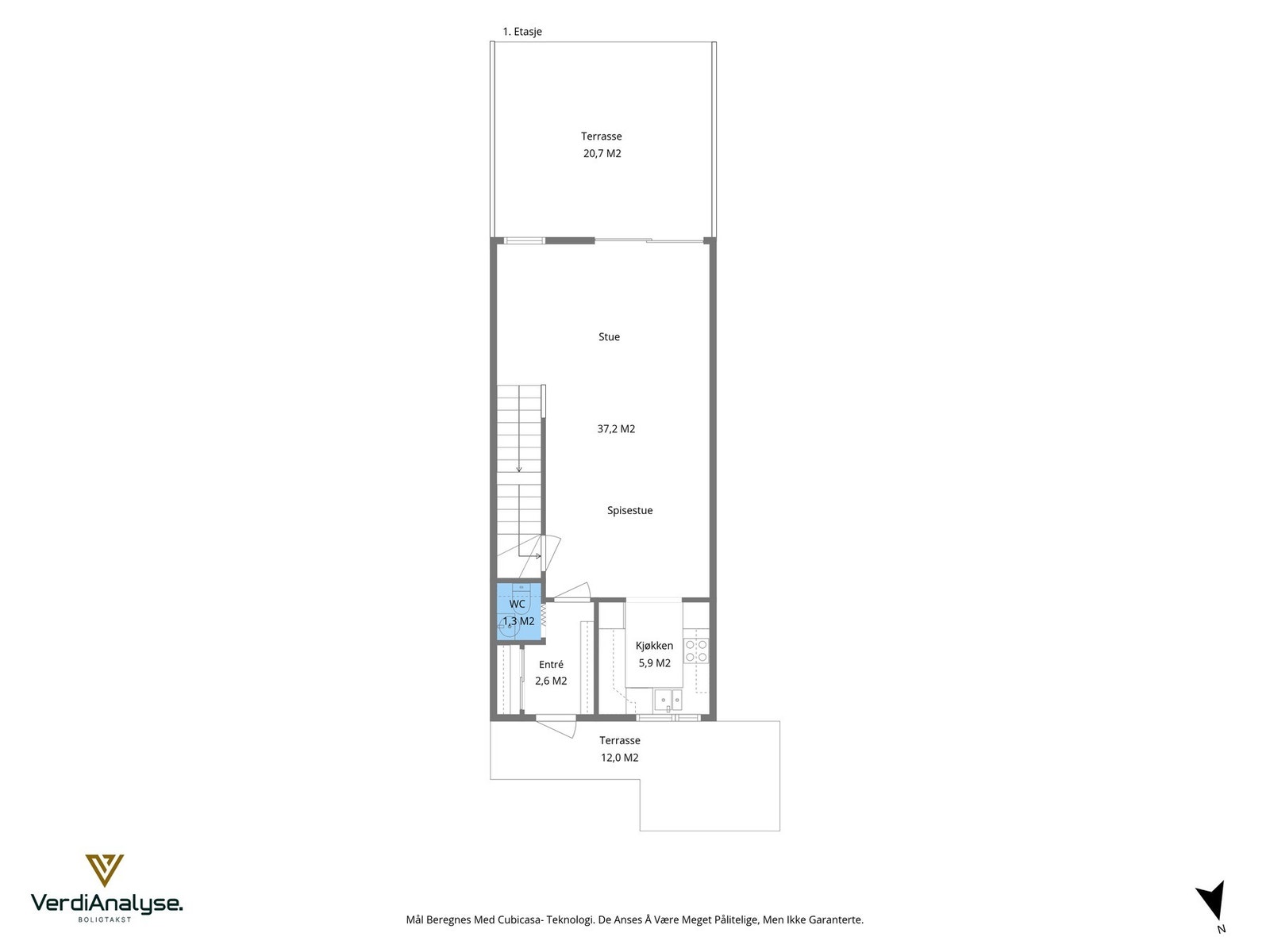 Planskisse 1. etasje Galleribilde
